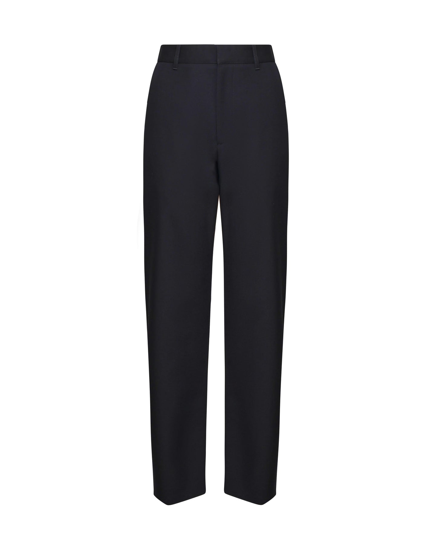 Pantaloni in twill di pura lana