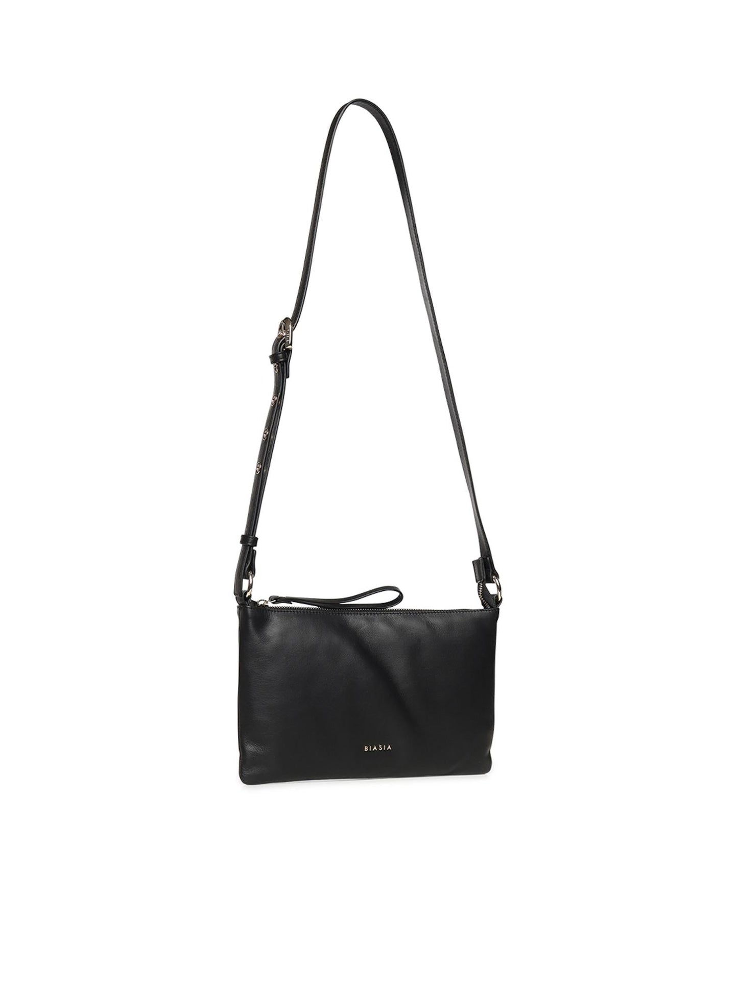 Pochette Flat in pelle