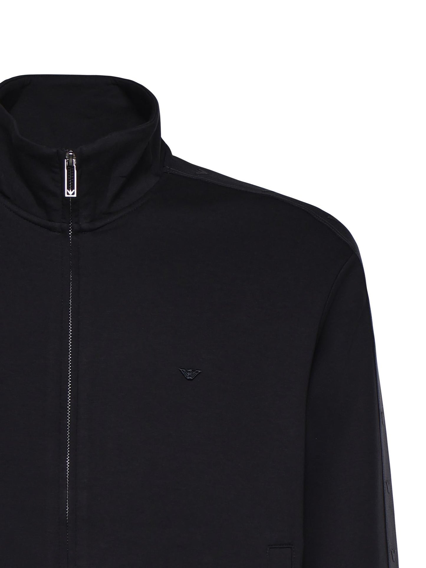 Felpa in double jersey con logo