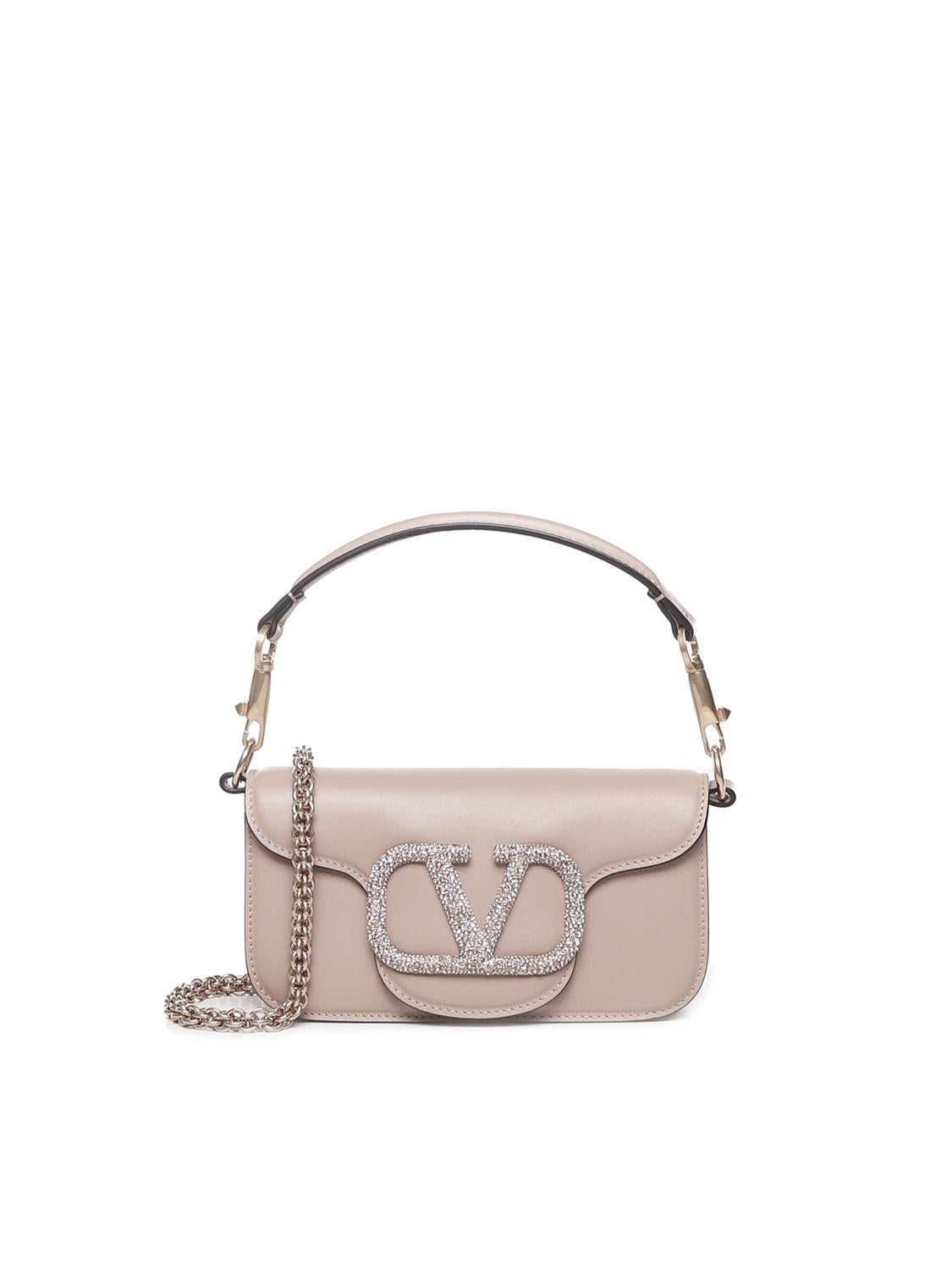 Borsa a spalla Locò con logo gioiello