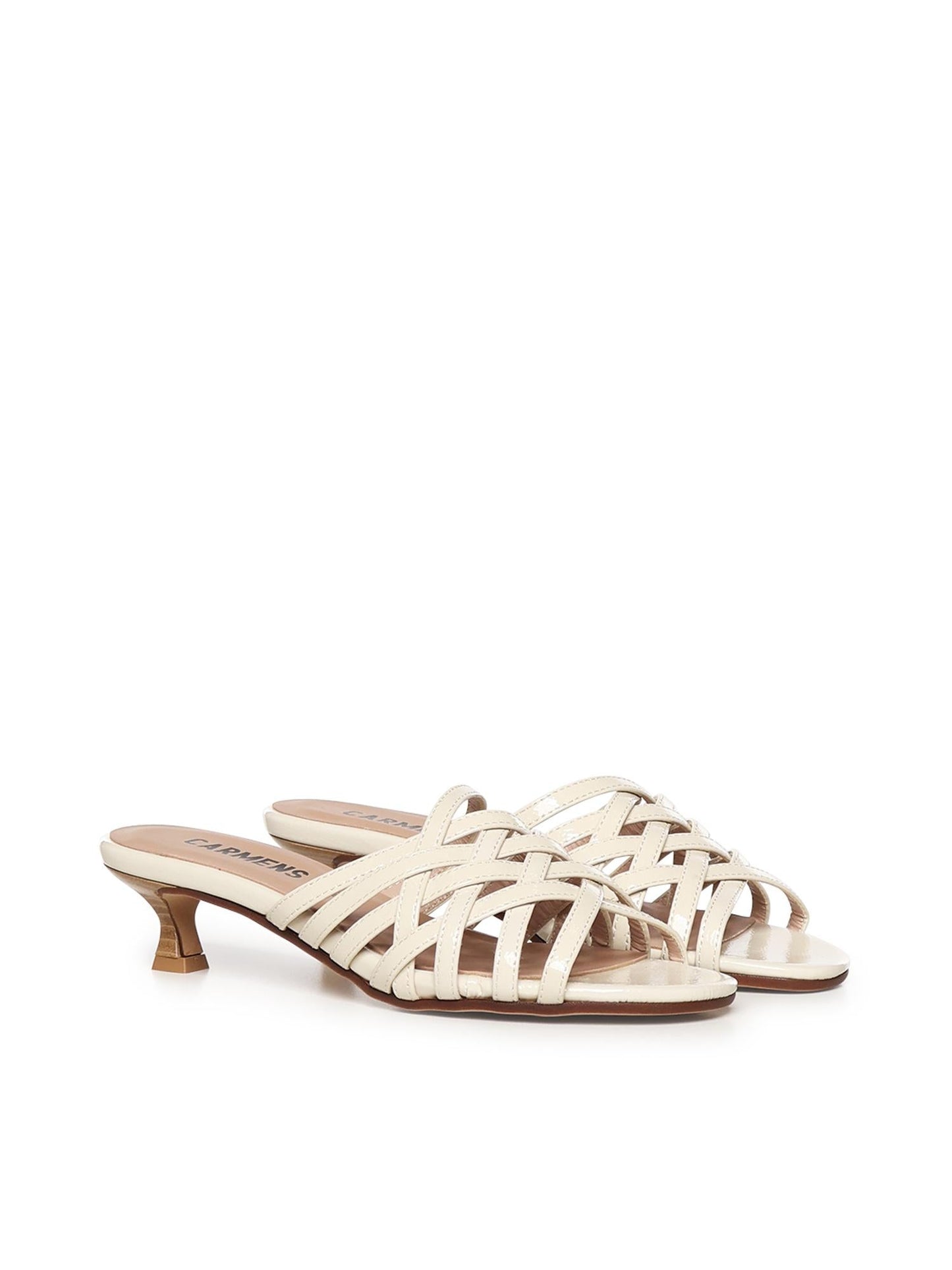 Mules Giuli Cage in pelle