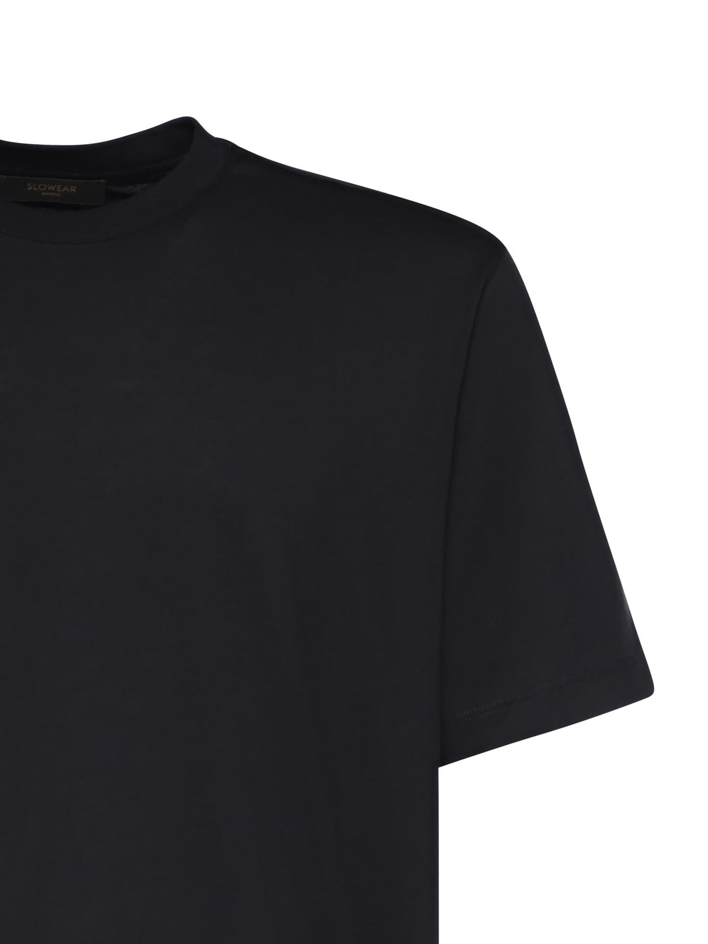 T-shirt in cotone e seta