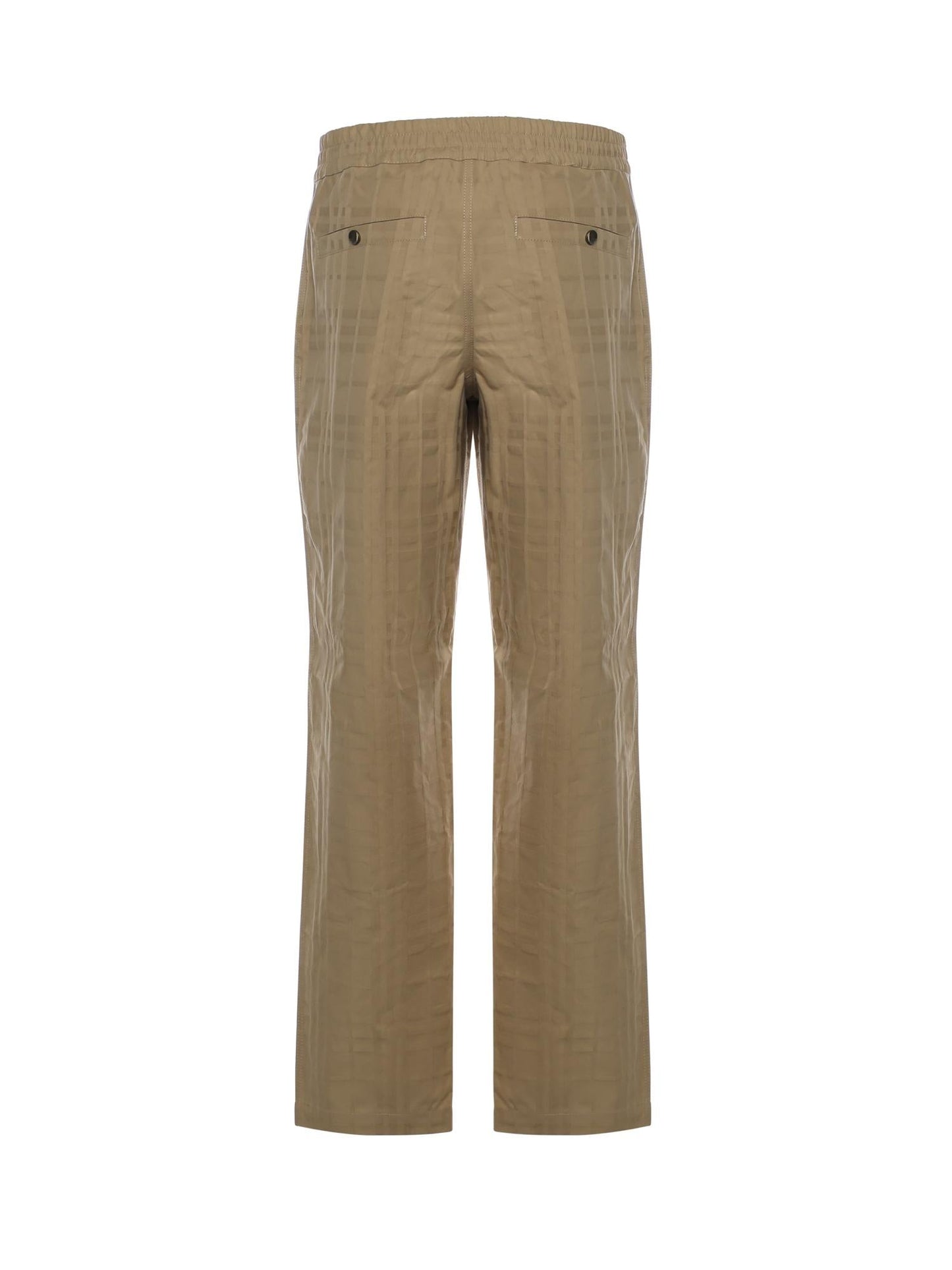 Pantaloni in cotone Check