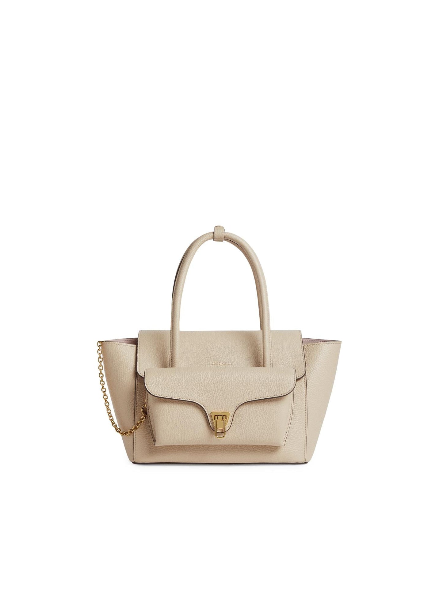 Borsa Double Beat Medium in pelle