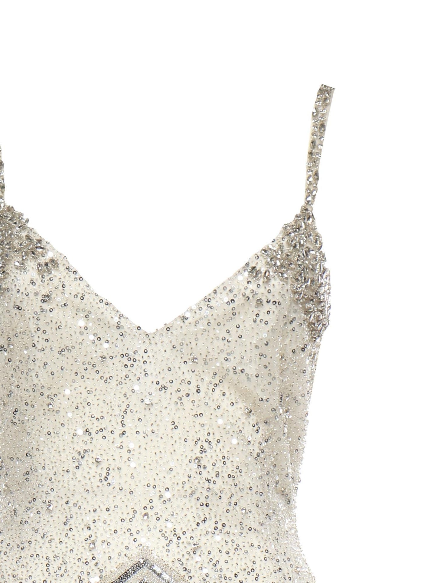 Miniabito Nora con paillettes e cristalli