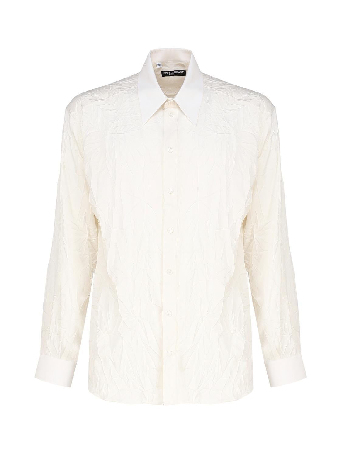 Camicia over in charmeuse di seta stretch