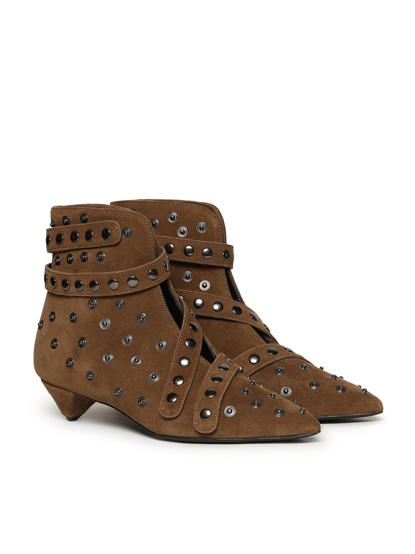 Ankle boots in camoscio