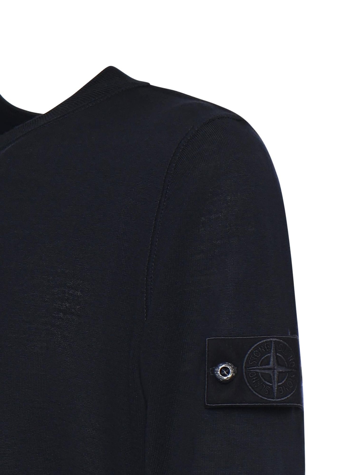 Maglione girocollo in lana con logo