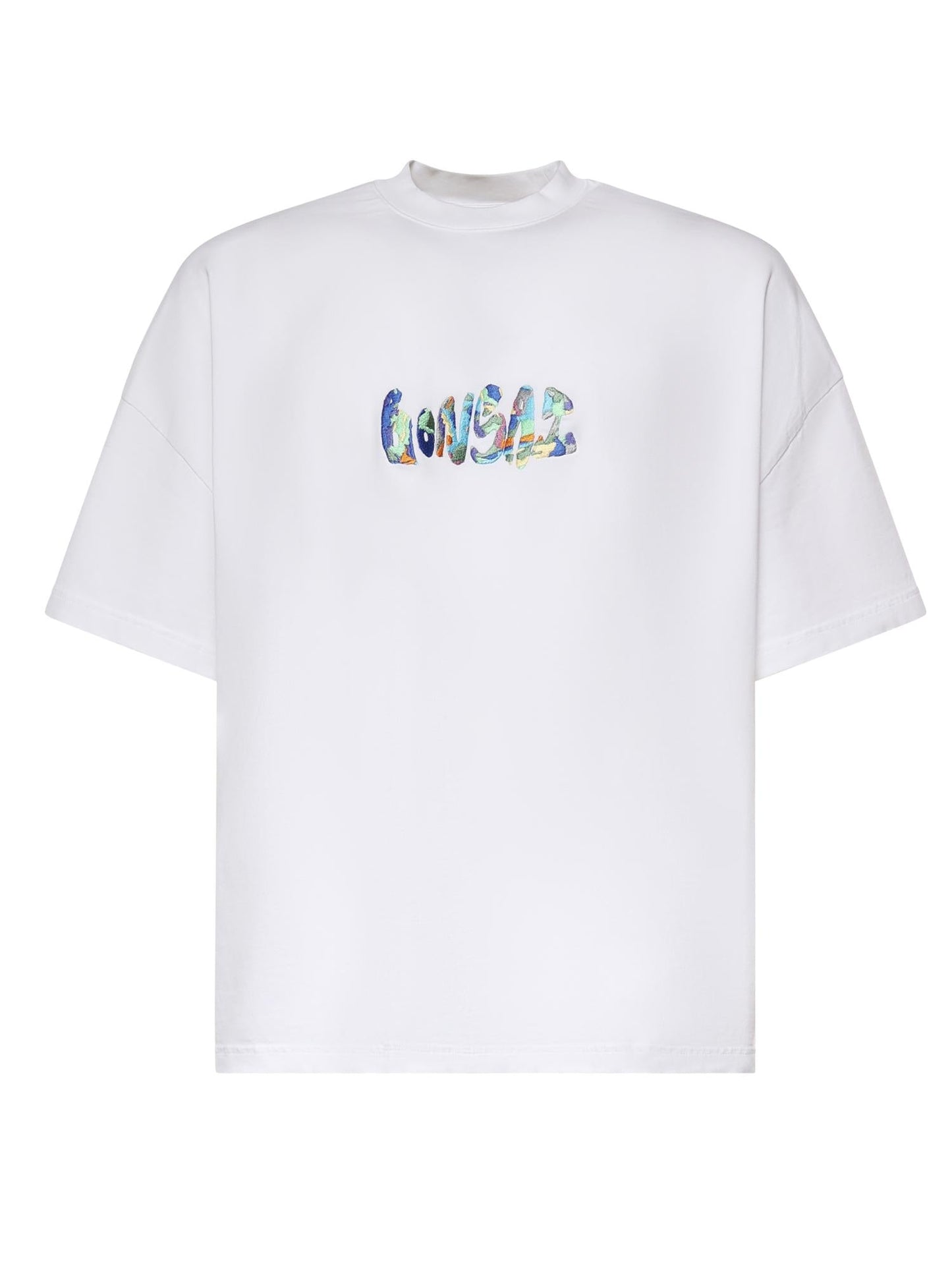 T-shirt in cotone con logo