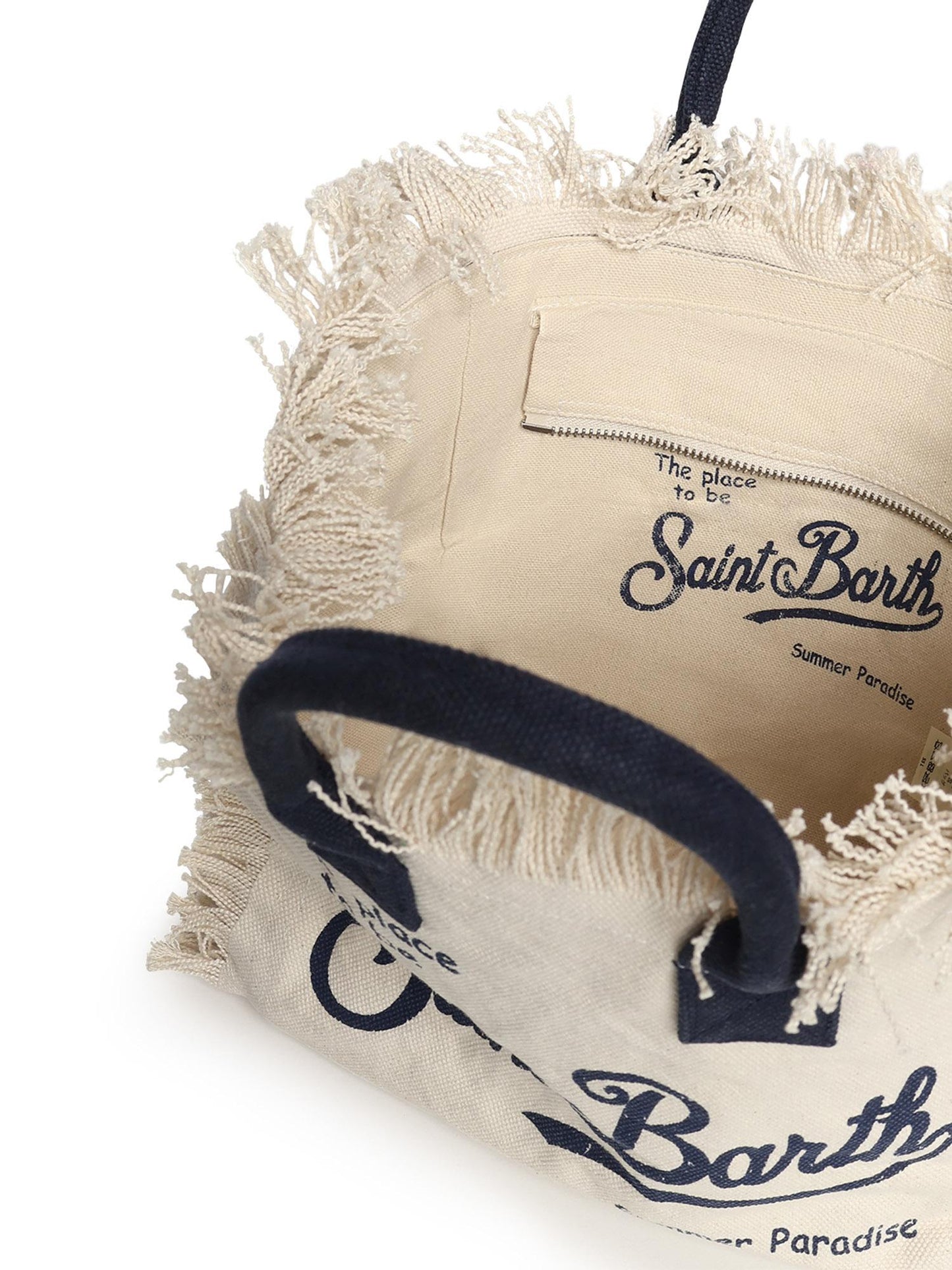 Borsa Colette in canvas con frange