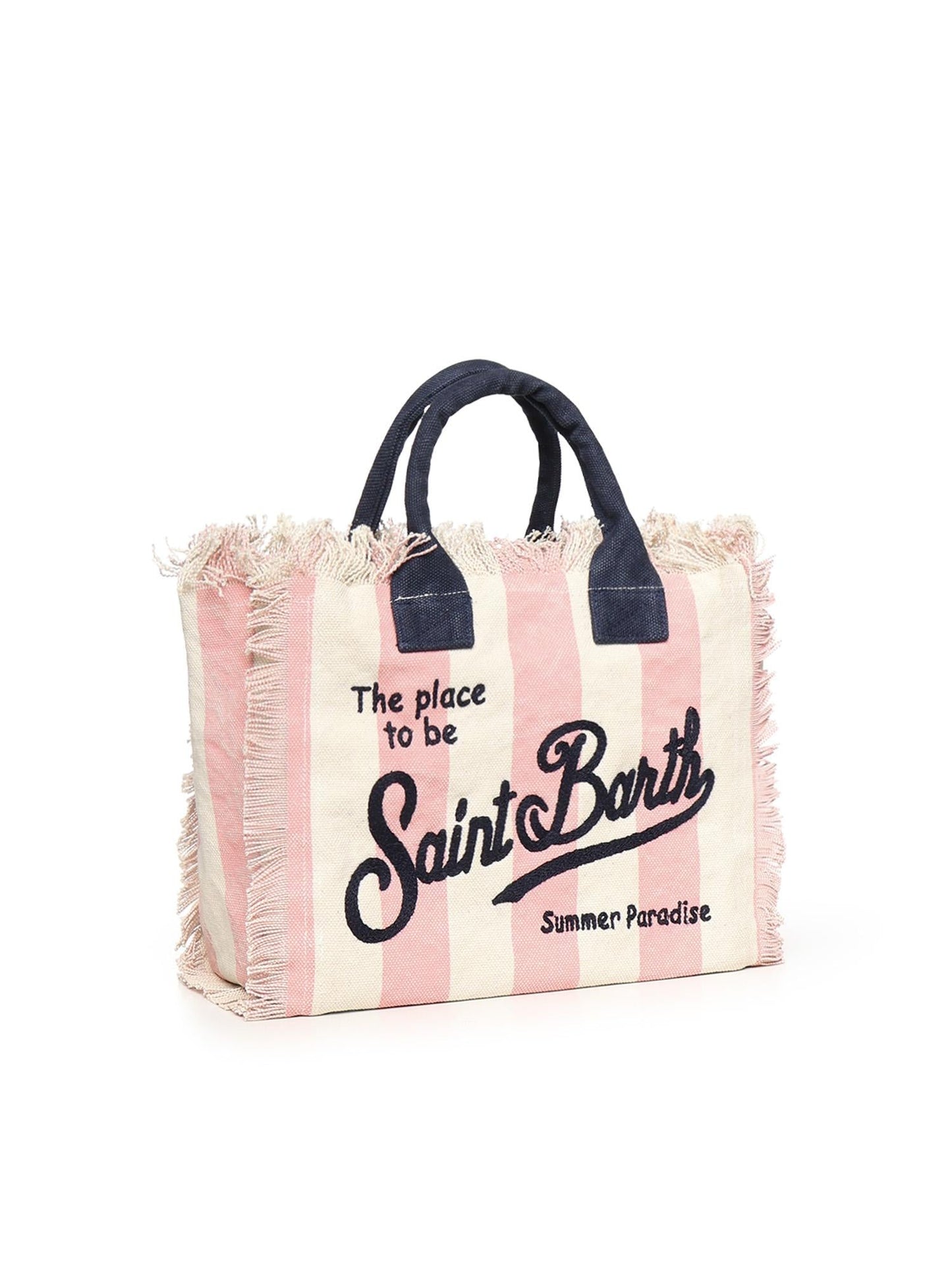 Borsa Colette in canvas a righe