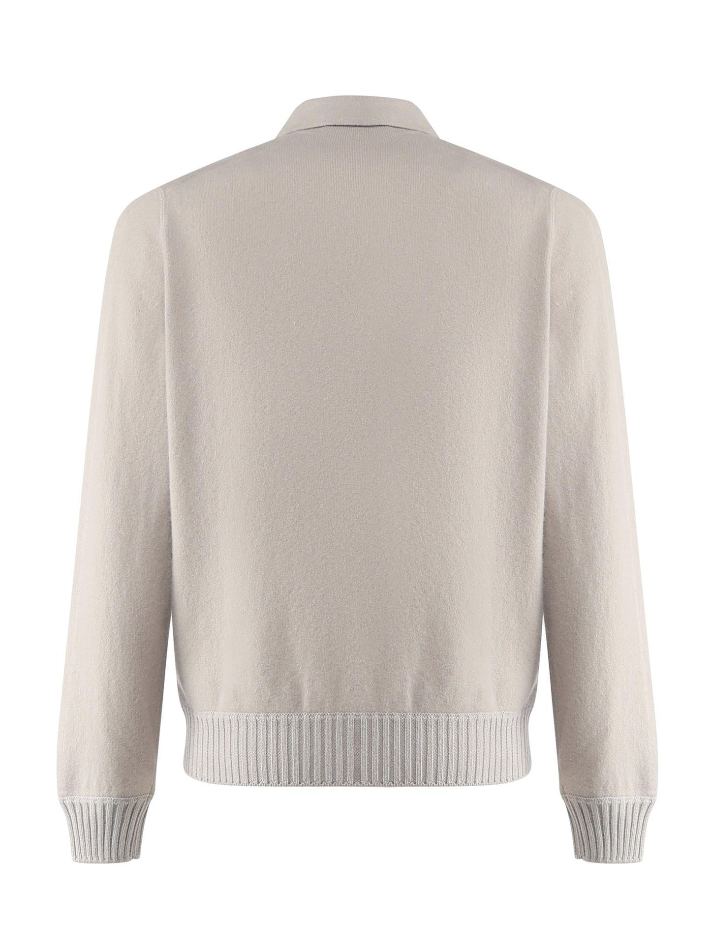 Maglia polo in lana vergine