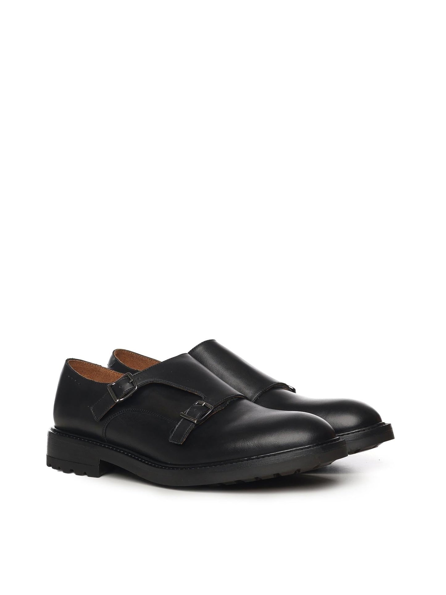 Scarpe Monk strap in pelle