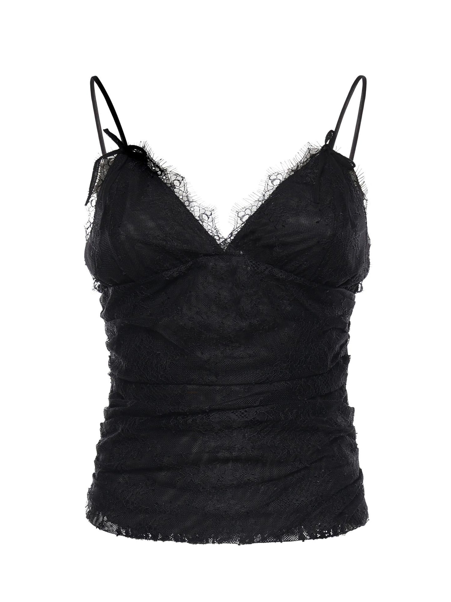 Top in pizzo floreale