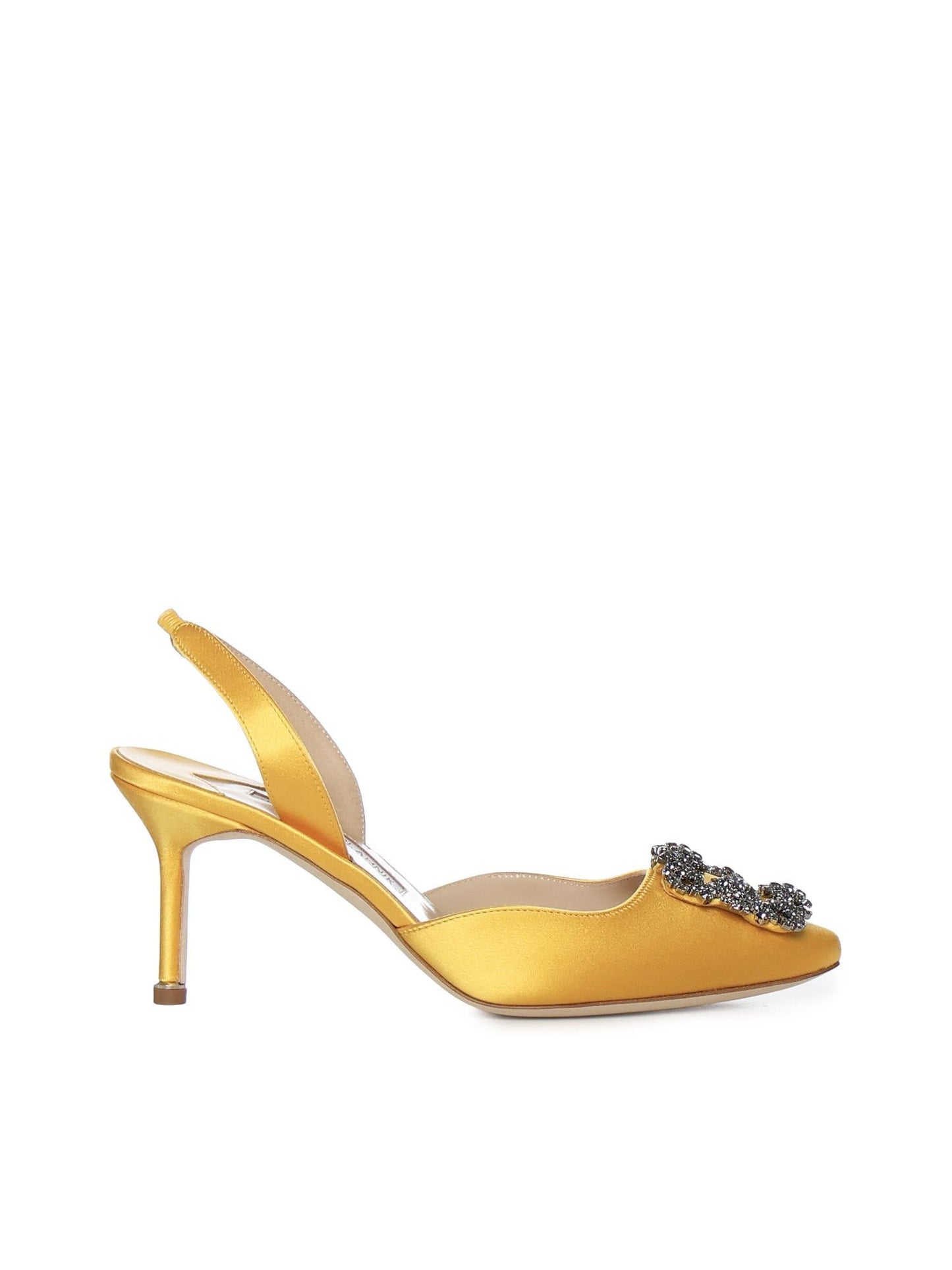 Décolleté slingback Hangisi in raso
