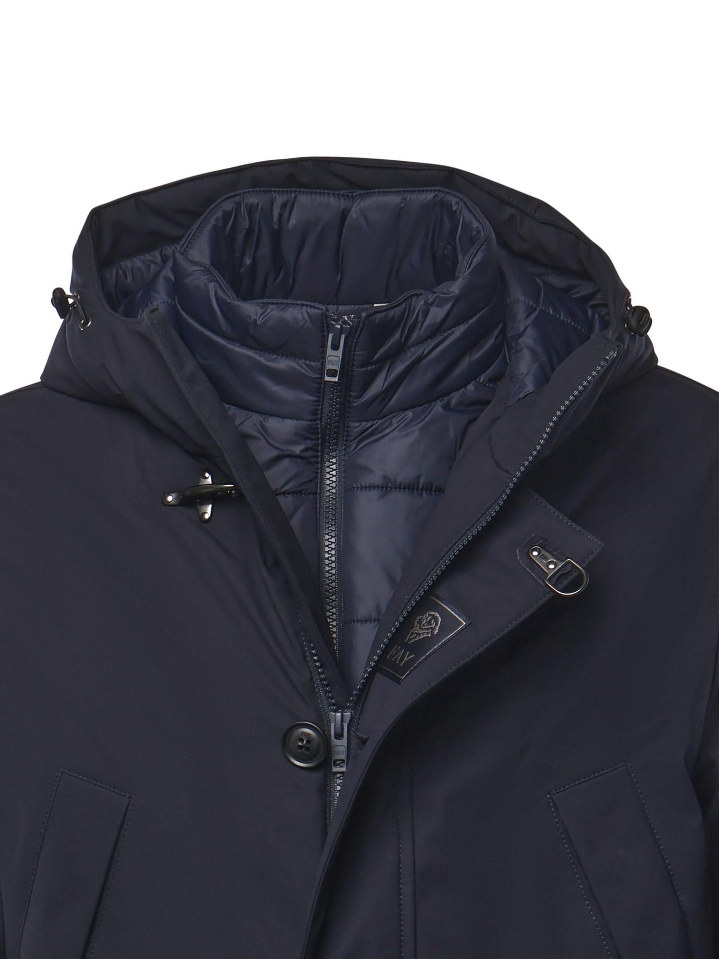 Parka corto in gabardine tecnico