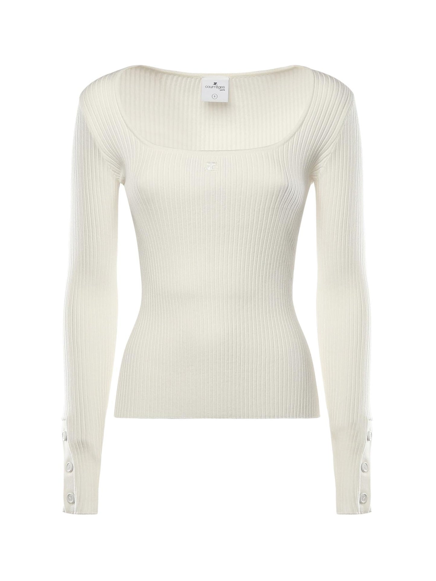 Top Heritage in maglia a costine