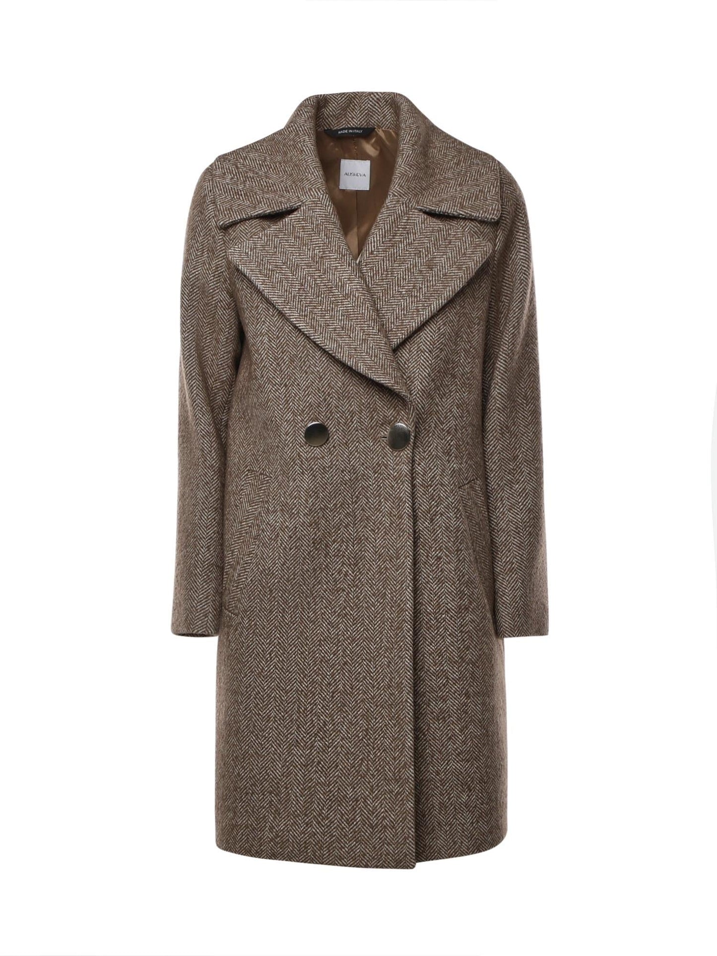 Cappotto Pesca in lana e cashmere