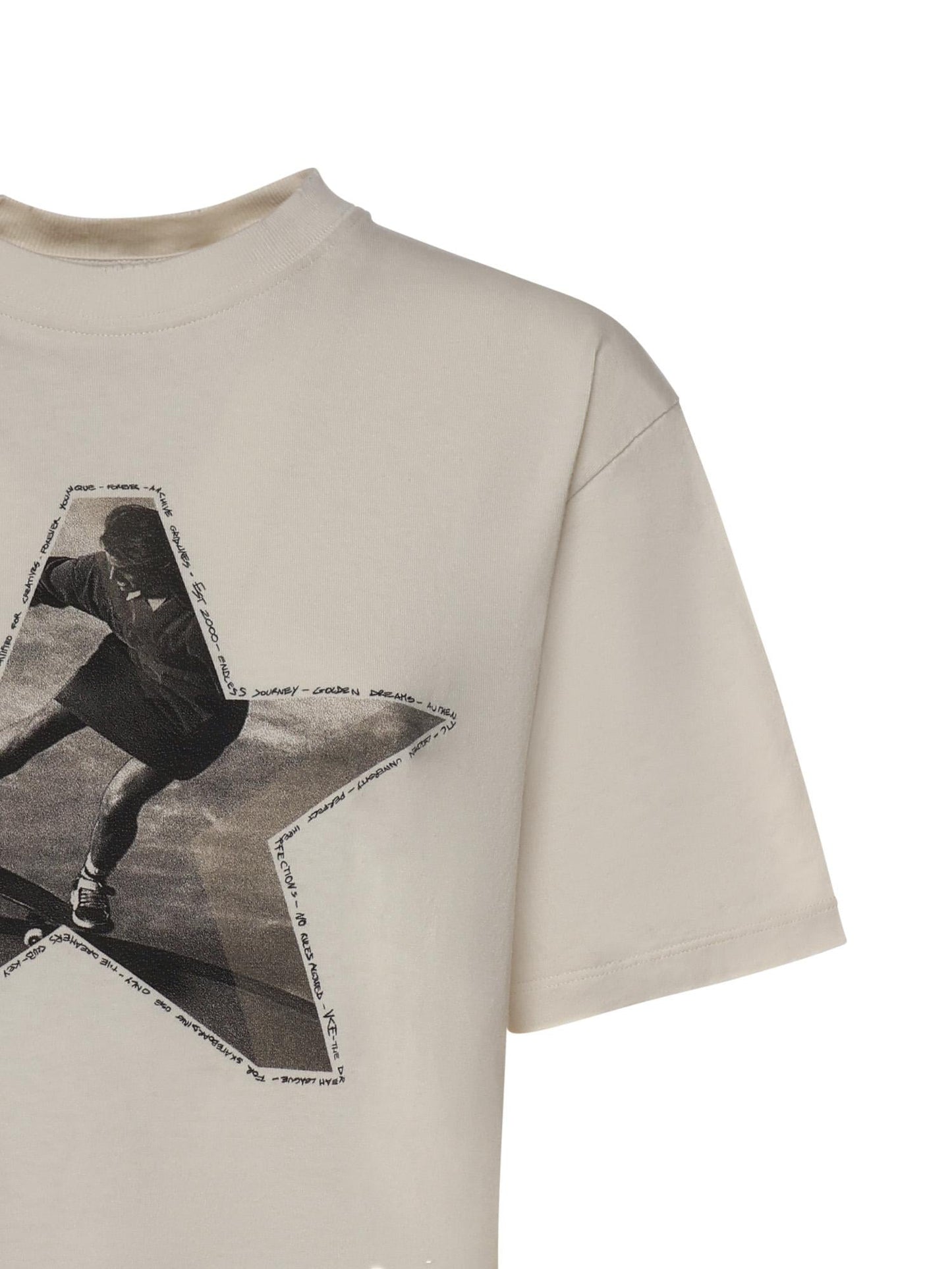 T-shirt con stampa in cotone