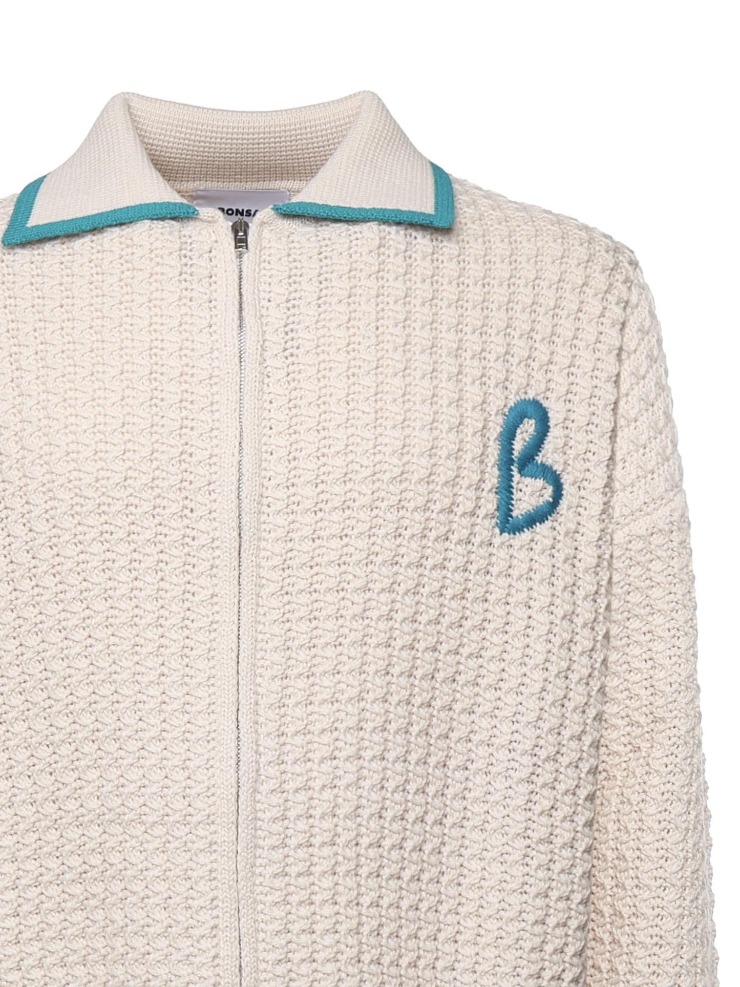Giacca in maglia con zip