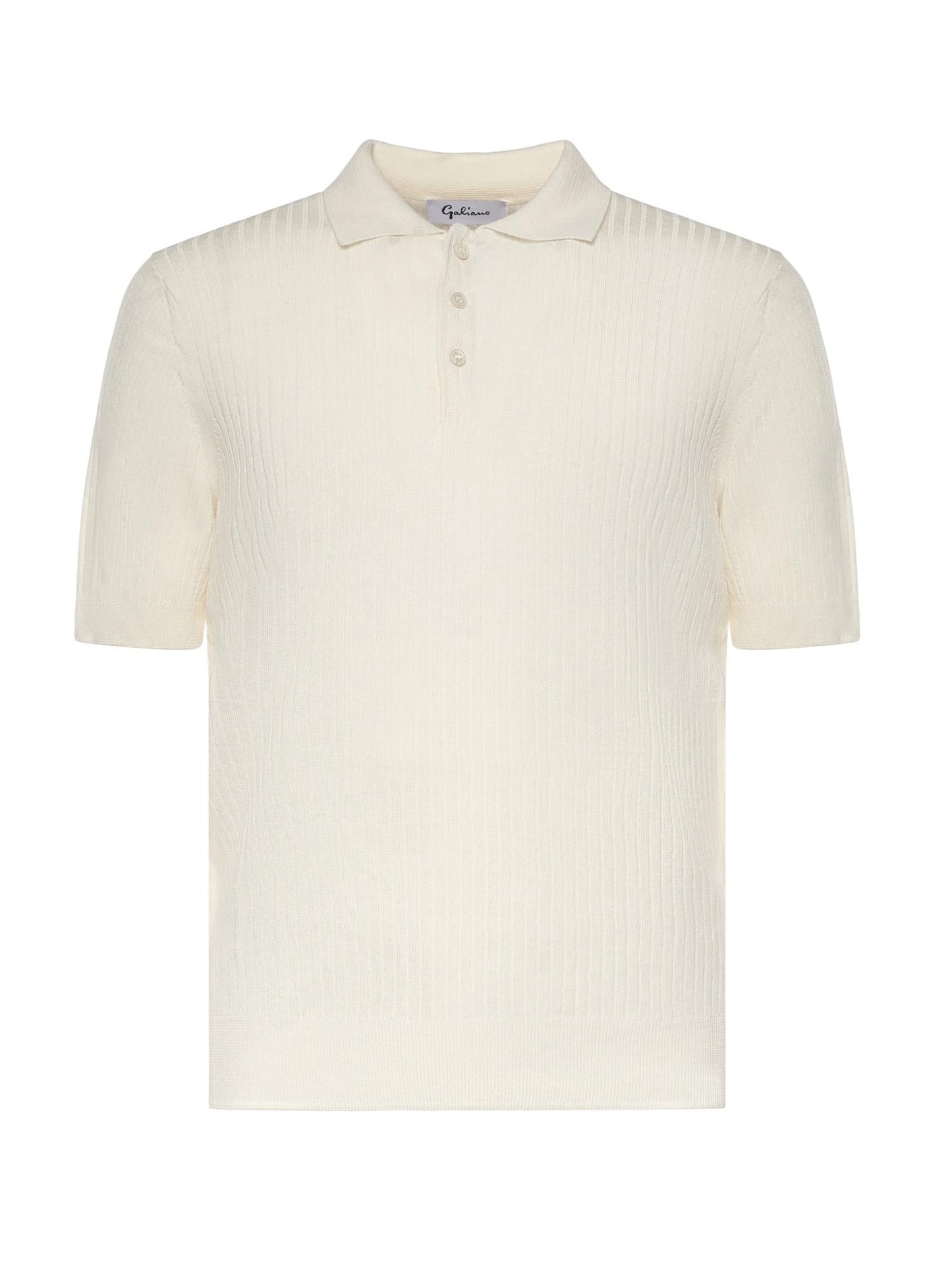 Polo in cotone a coste