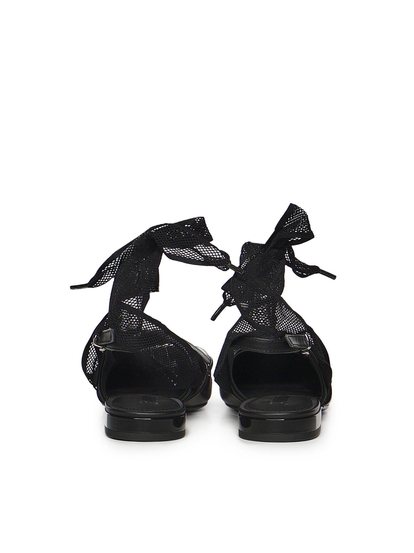 Ballerine slingback con lacci