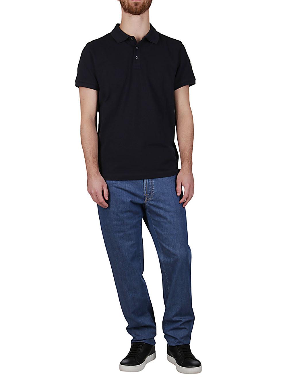 BLUE STRETCH COTTON JEANS