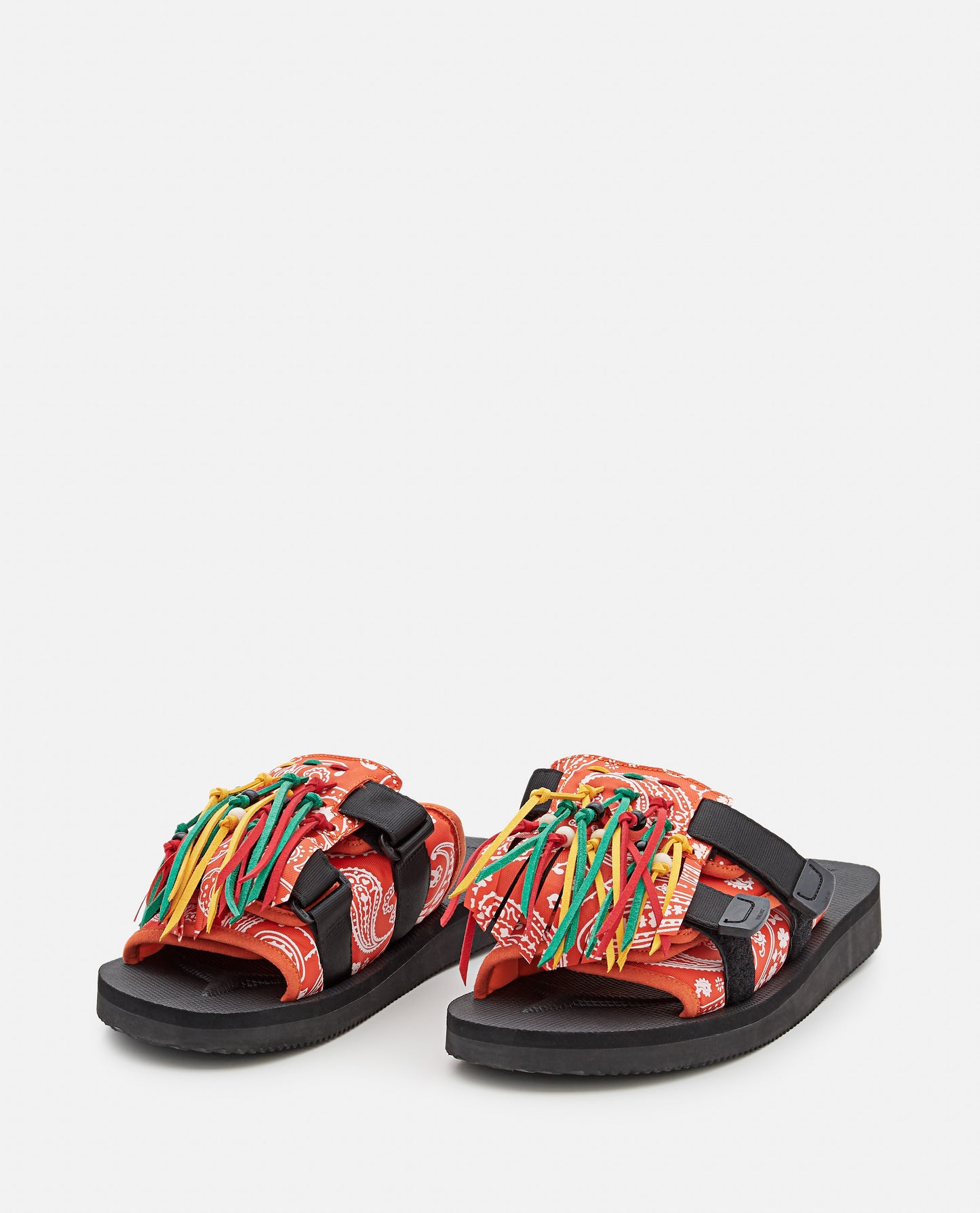 SUICOKE X ALANUI MOTO FRINGED SLIDES