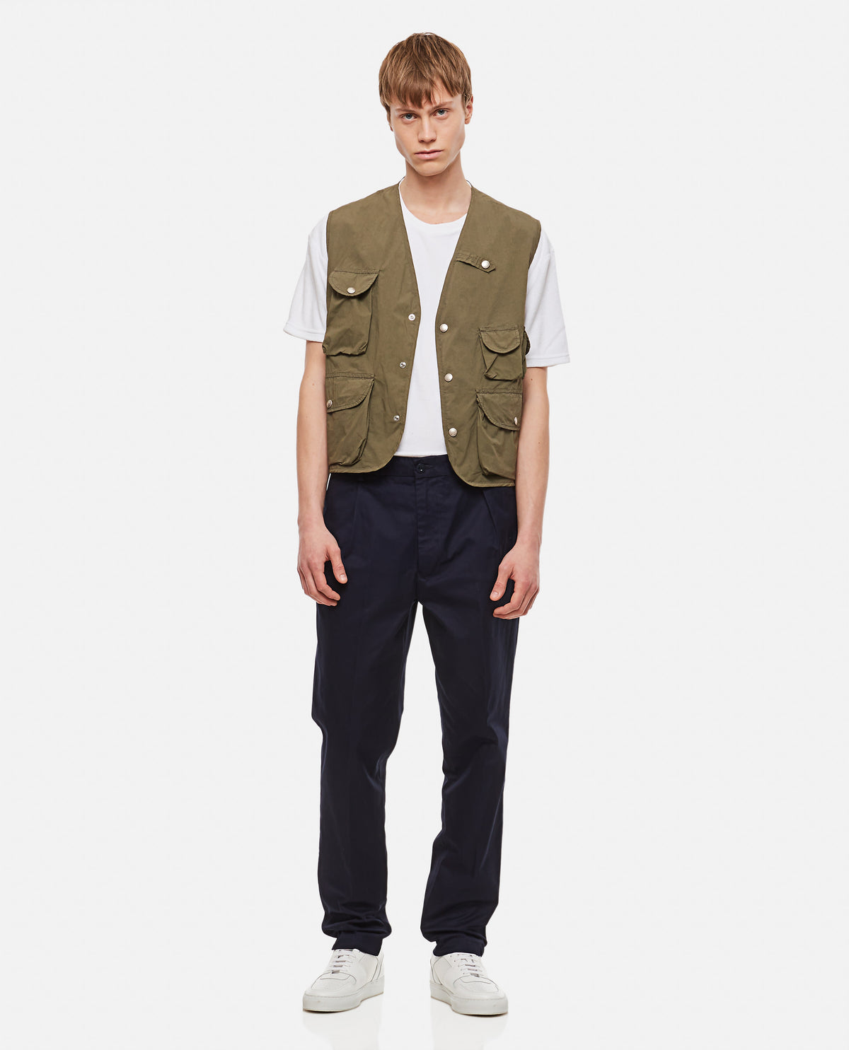 CLASSIC ONE PLEAT CHINO PANTS