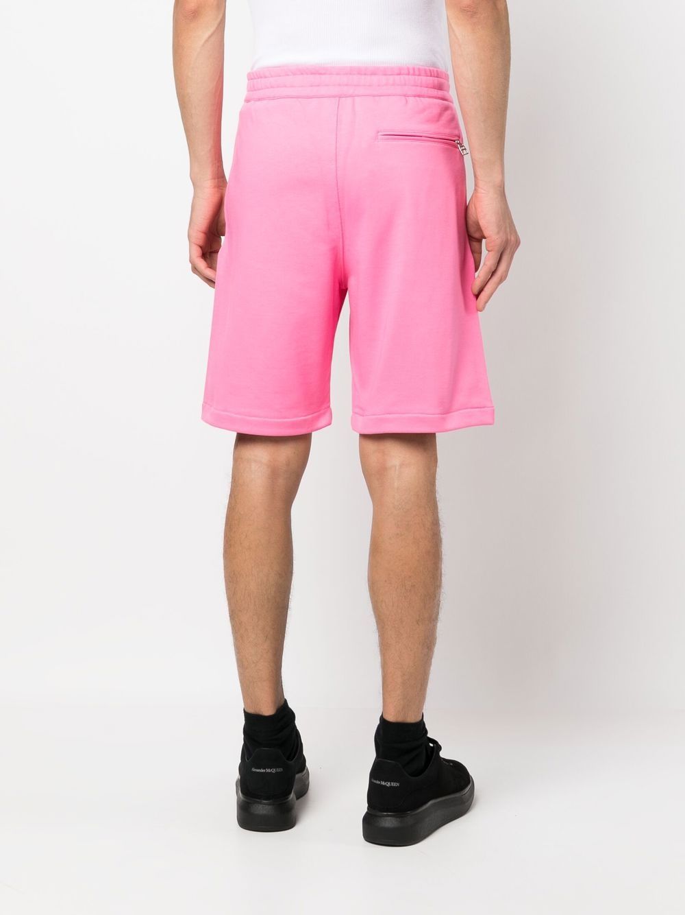 PINK COTTON TRACK PANTS