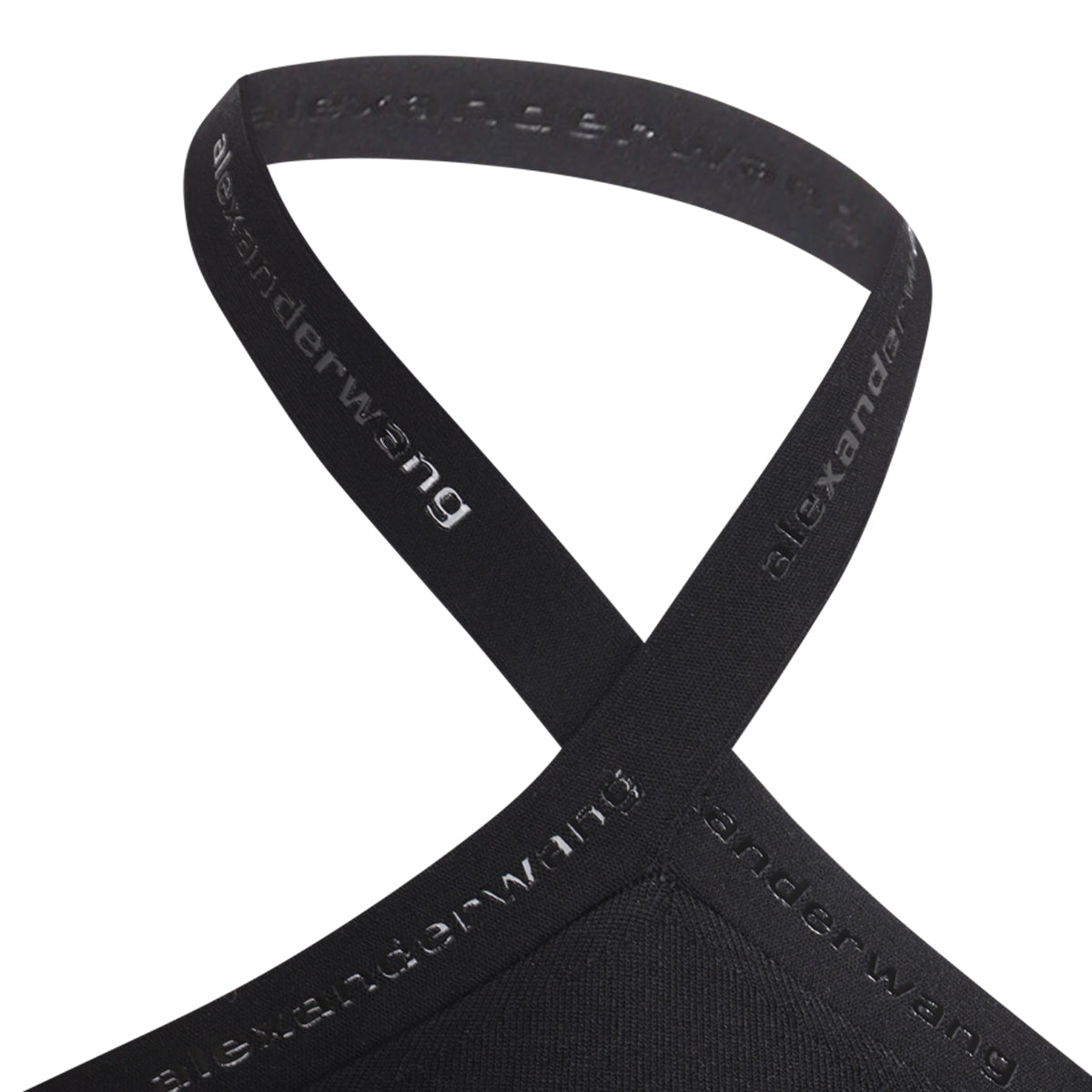BLACK VISCOSE STRETCH TOP