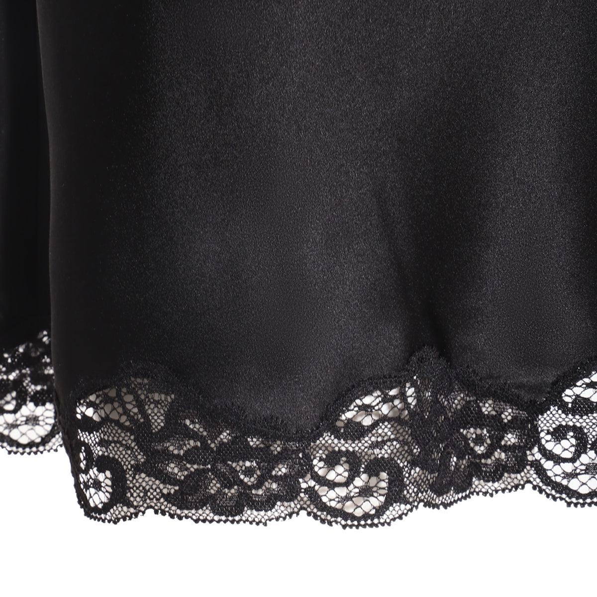 BLACK SILK DRESS