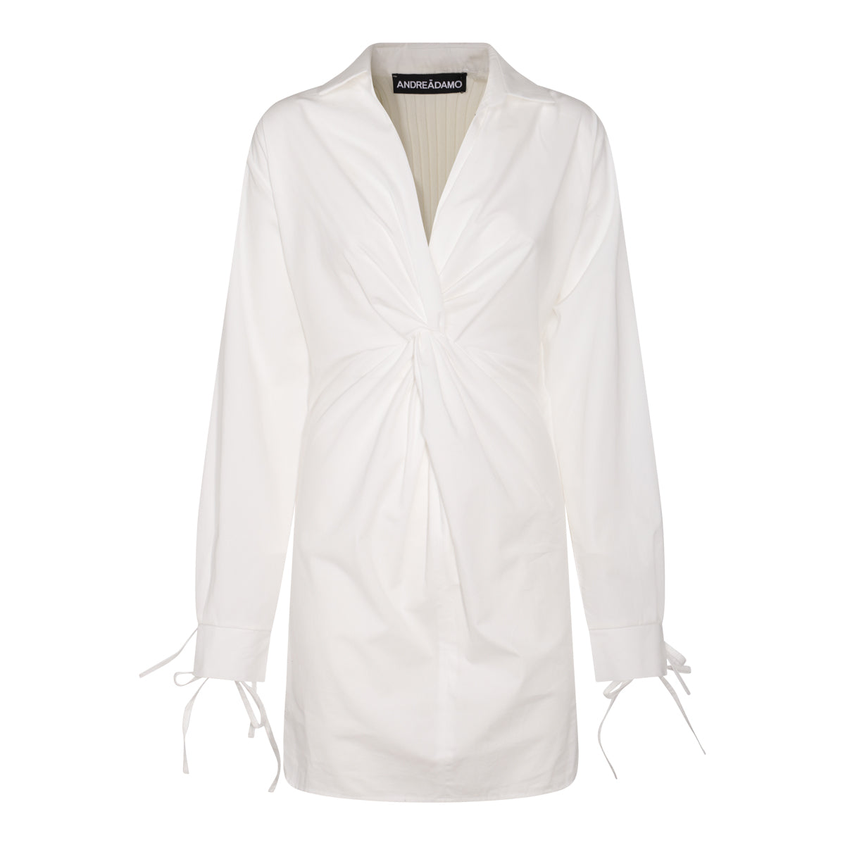 IVORY COTTON BLEND DRESS