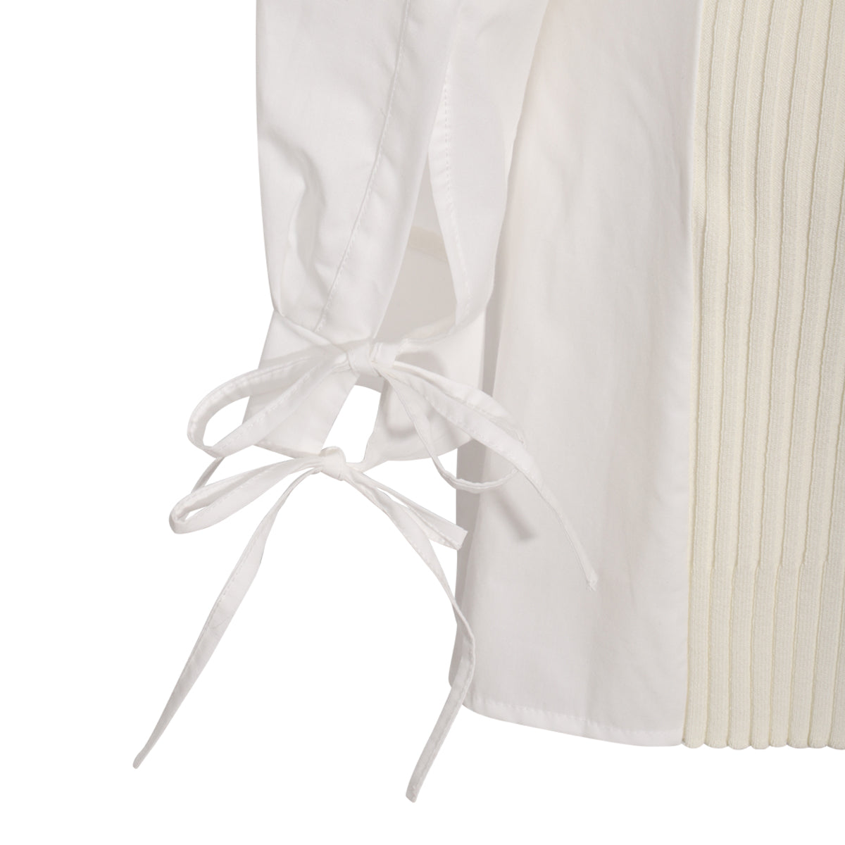 IVORY COTTON BLEND DRESS