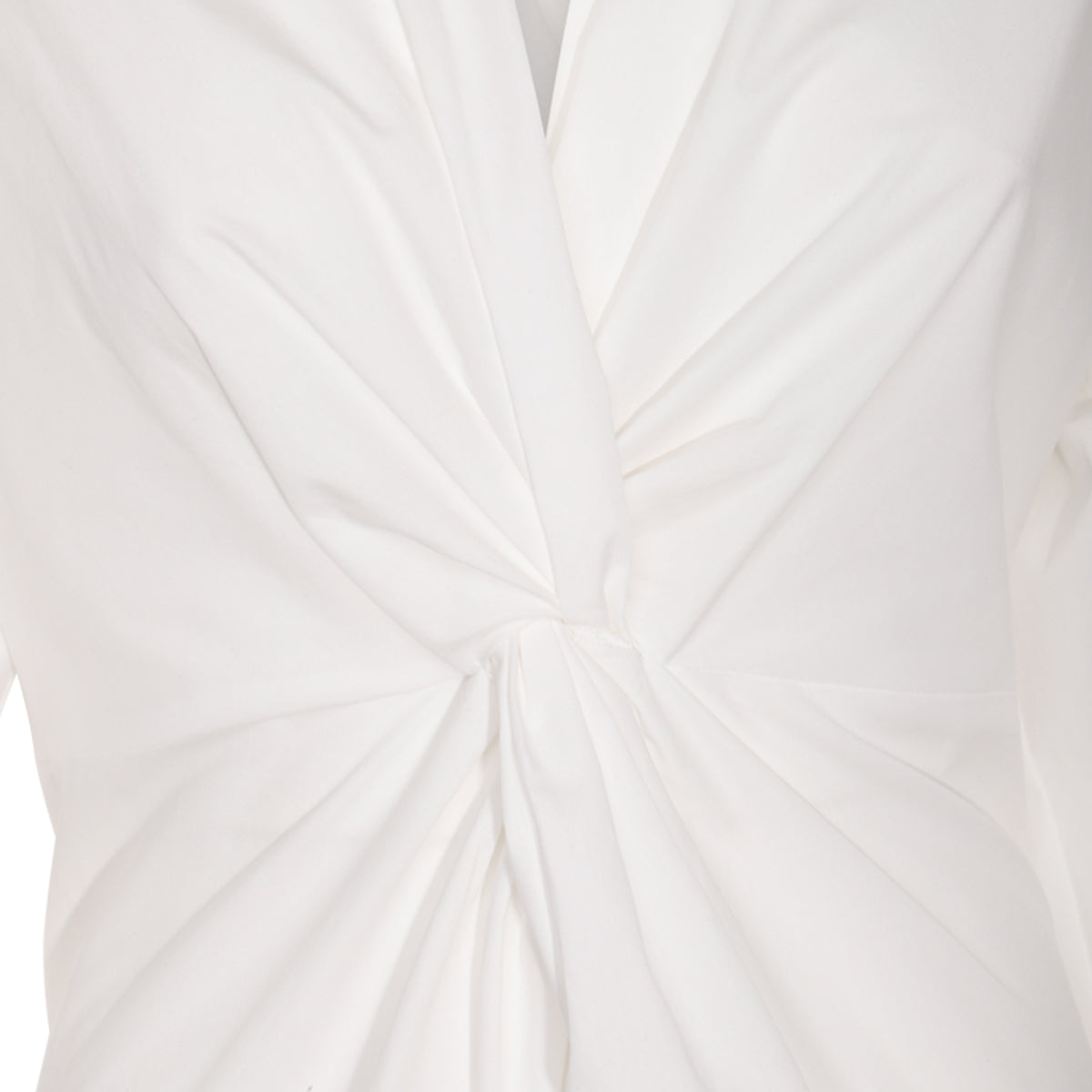 IVORY COTTON BLEND DRESS