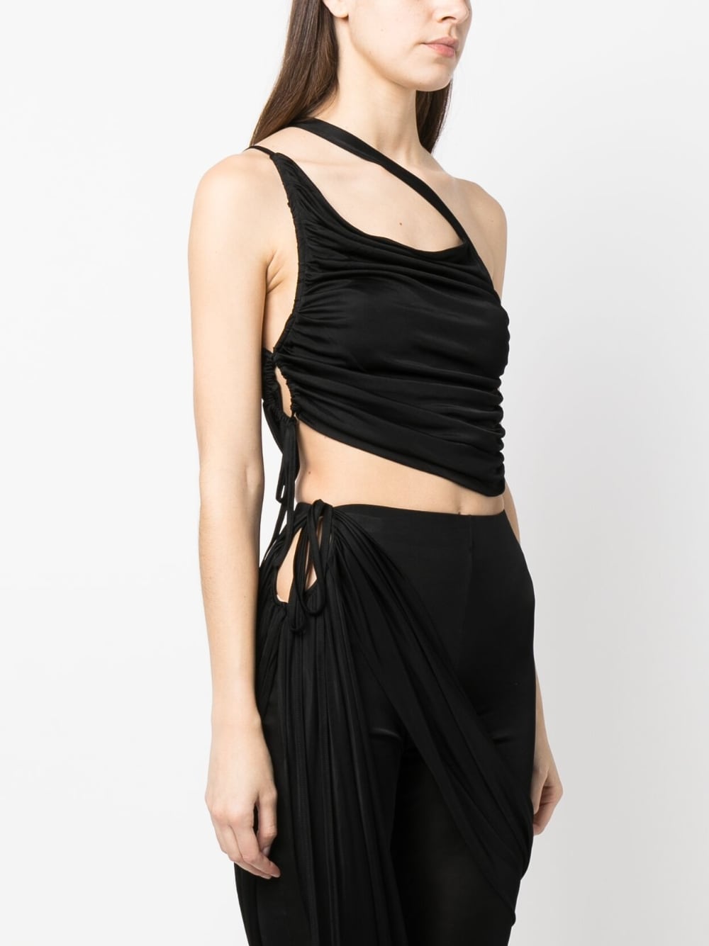BLACK VISCOSE TOP