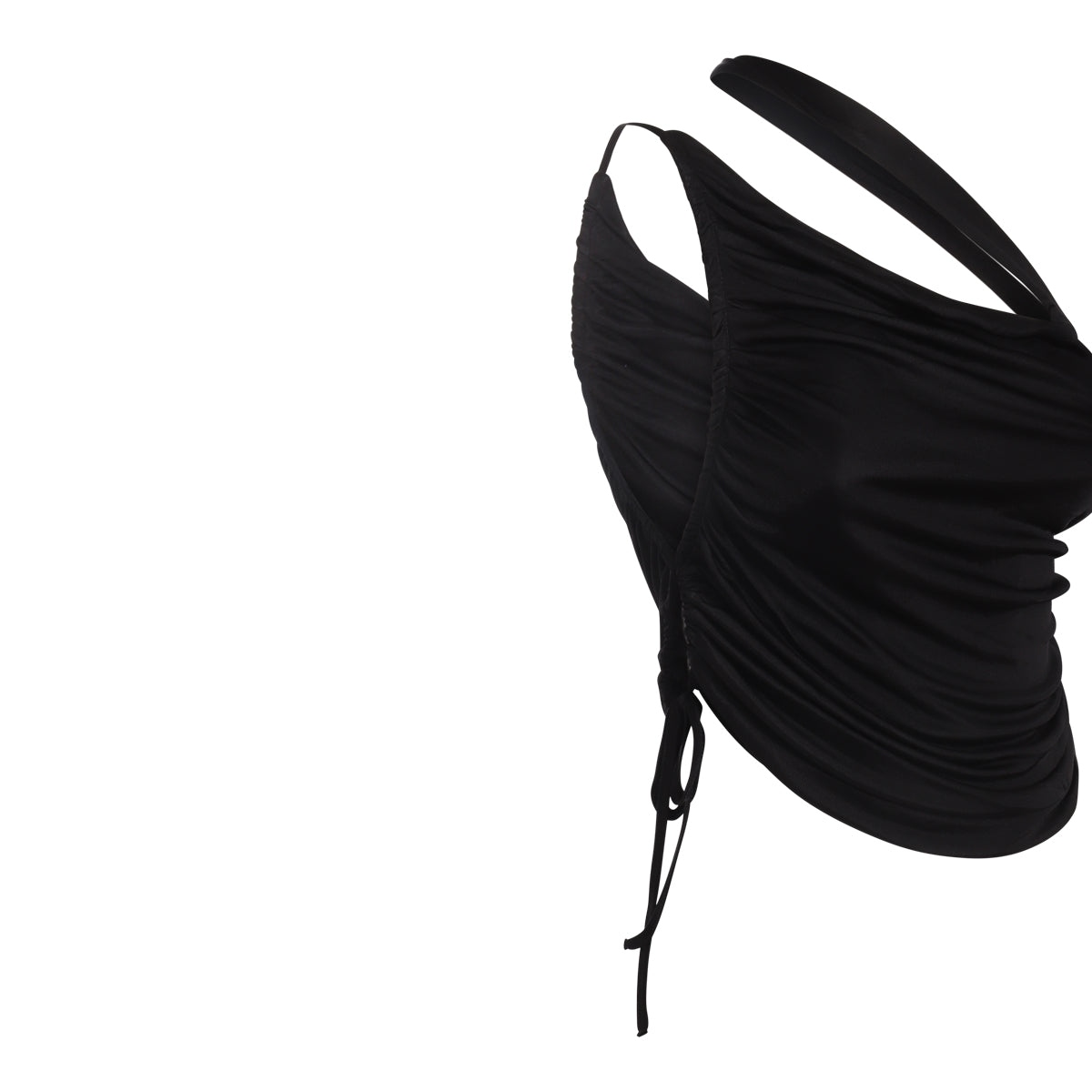 BLACK VISCOSE TOP