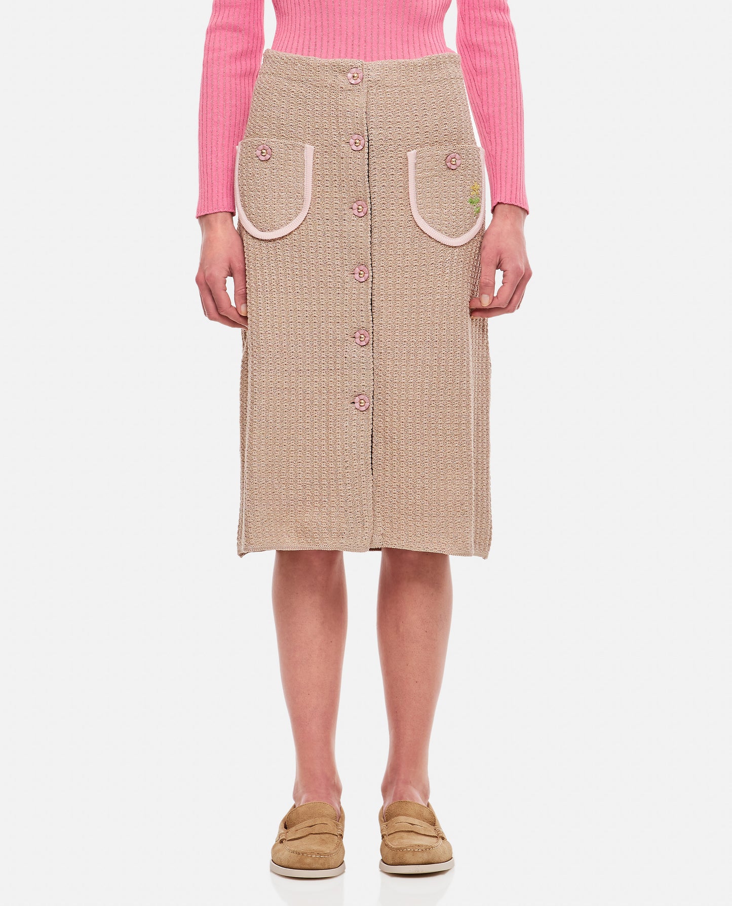 LUCIA COTTON MIDI SKIRT