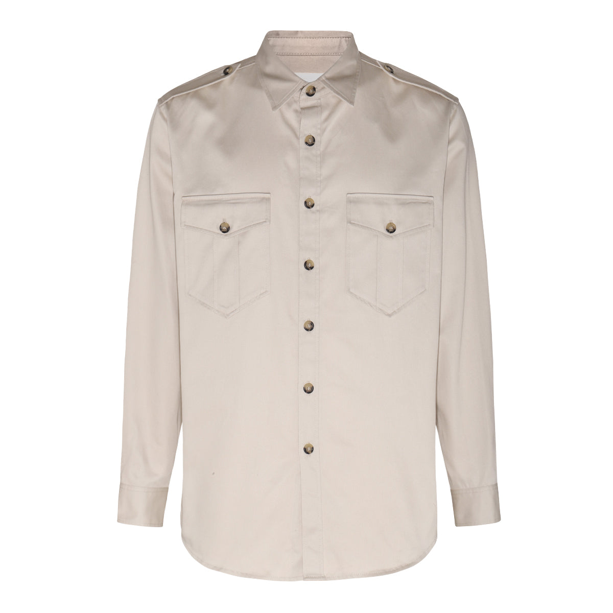 ECRU COTTON SHIRT