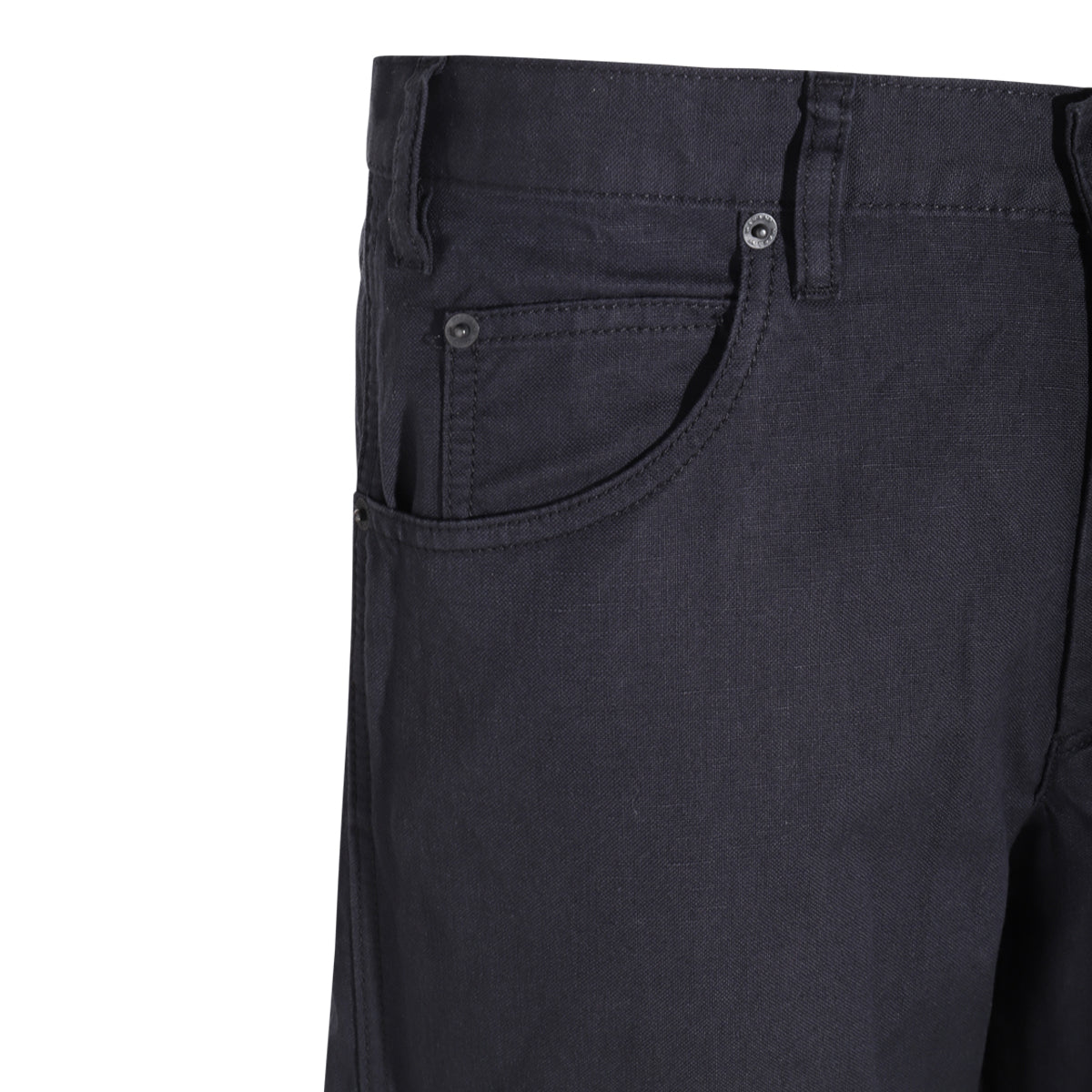 FADED BLACK COTTON CARGO PANTS