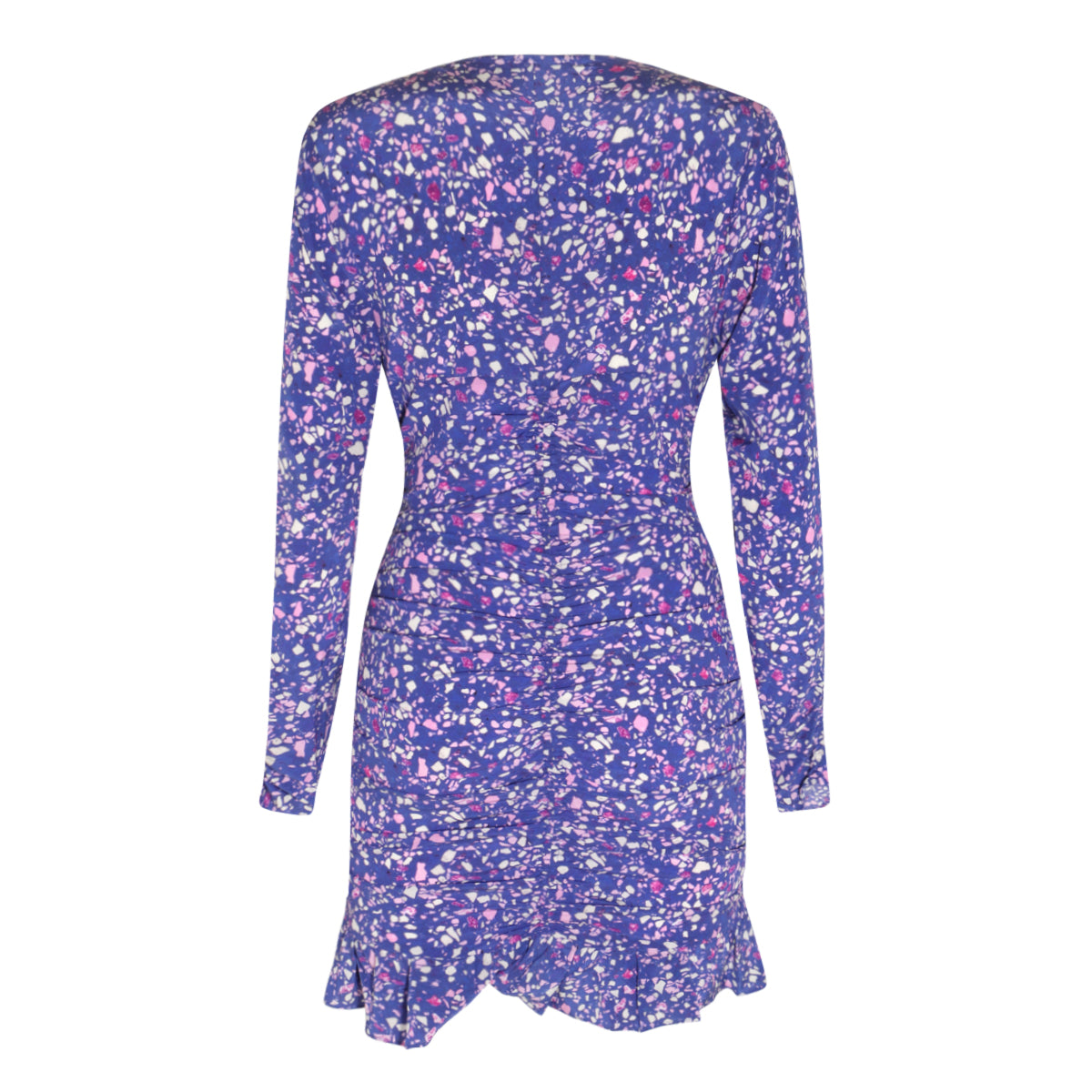 BLUE SILK LARA DRESS