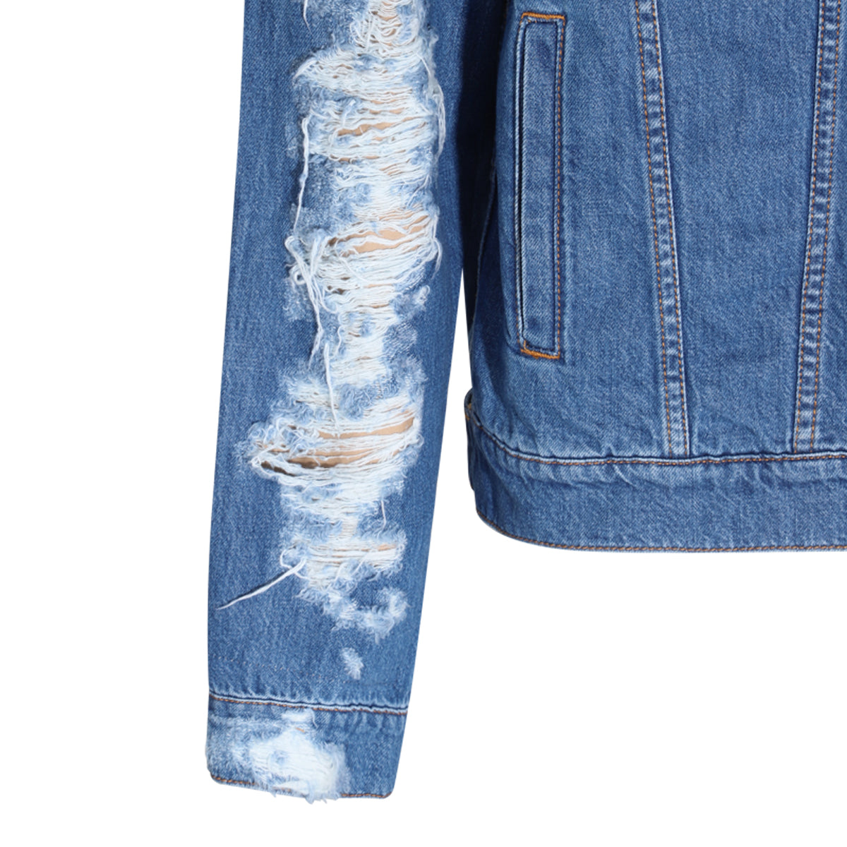 LIGHT BLUE COTTON JEANS