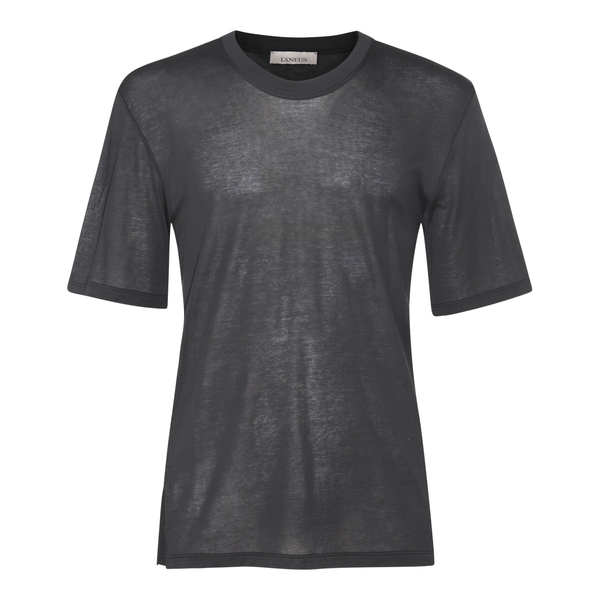 BLACK COTTON T-SHIRT