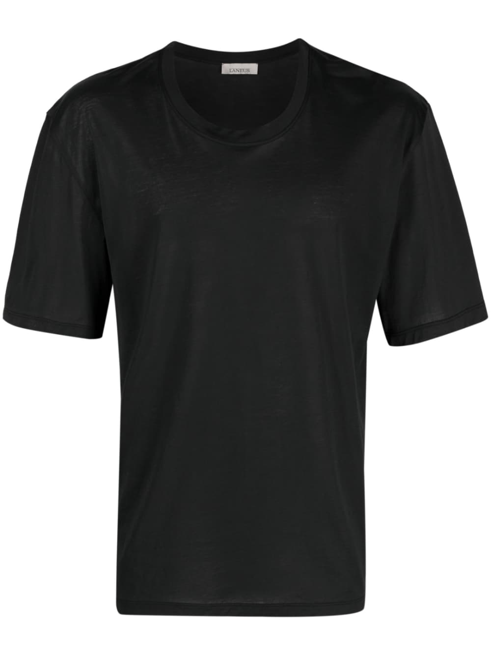BLACK COTTON T-SHIRT
