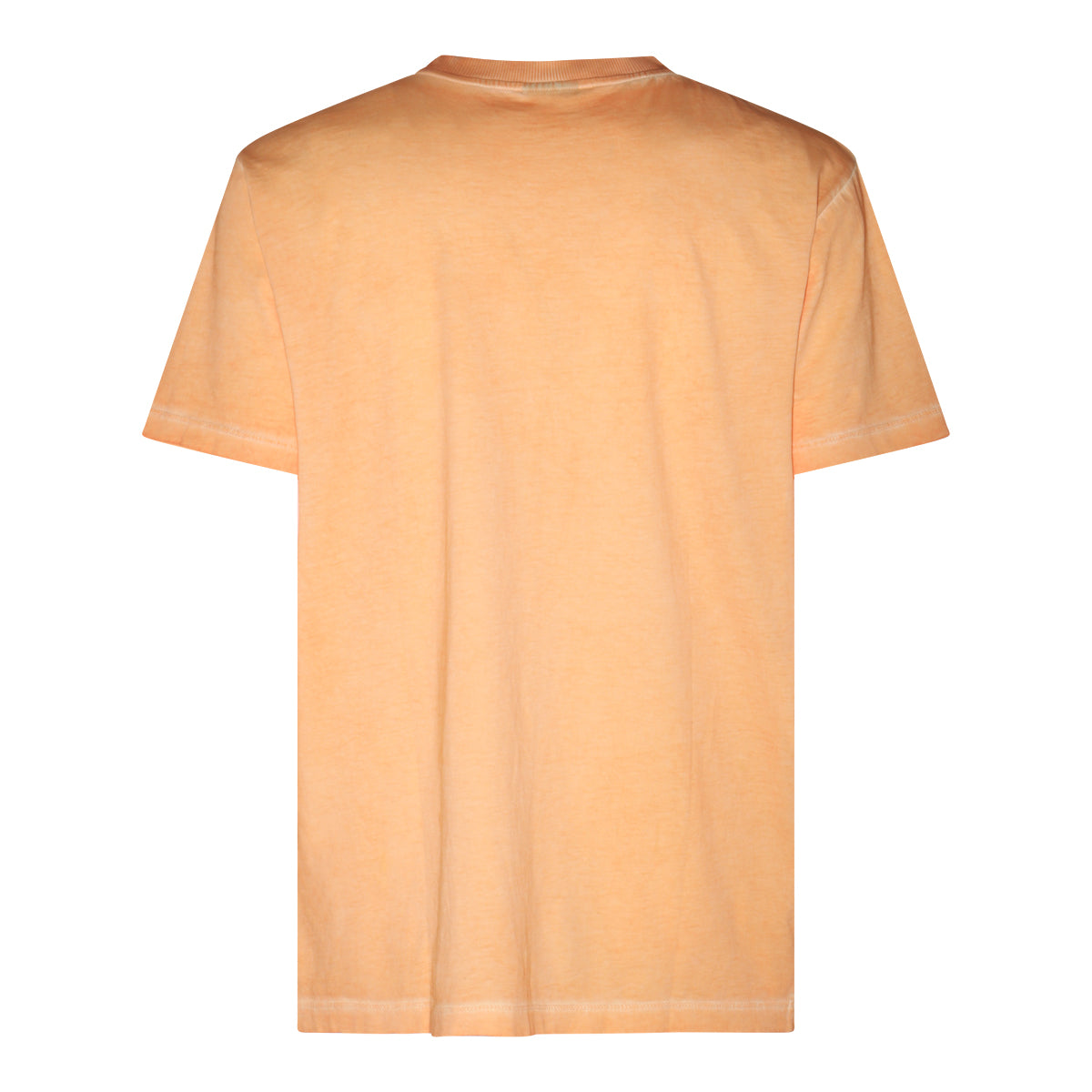 ORANGE COTTON SUNSET CROSS T-SHIRT