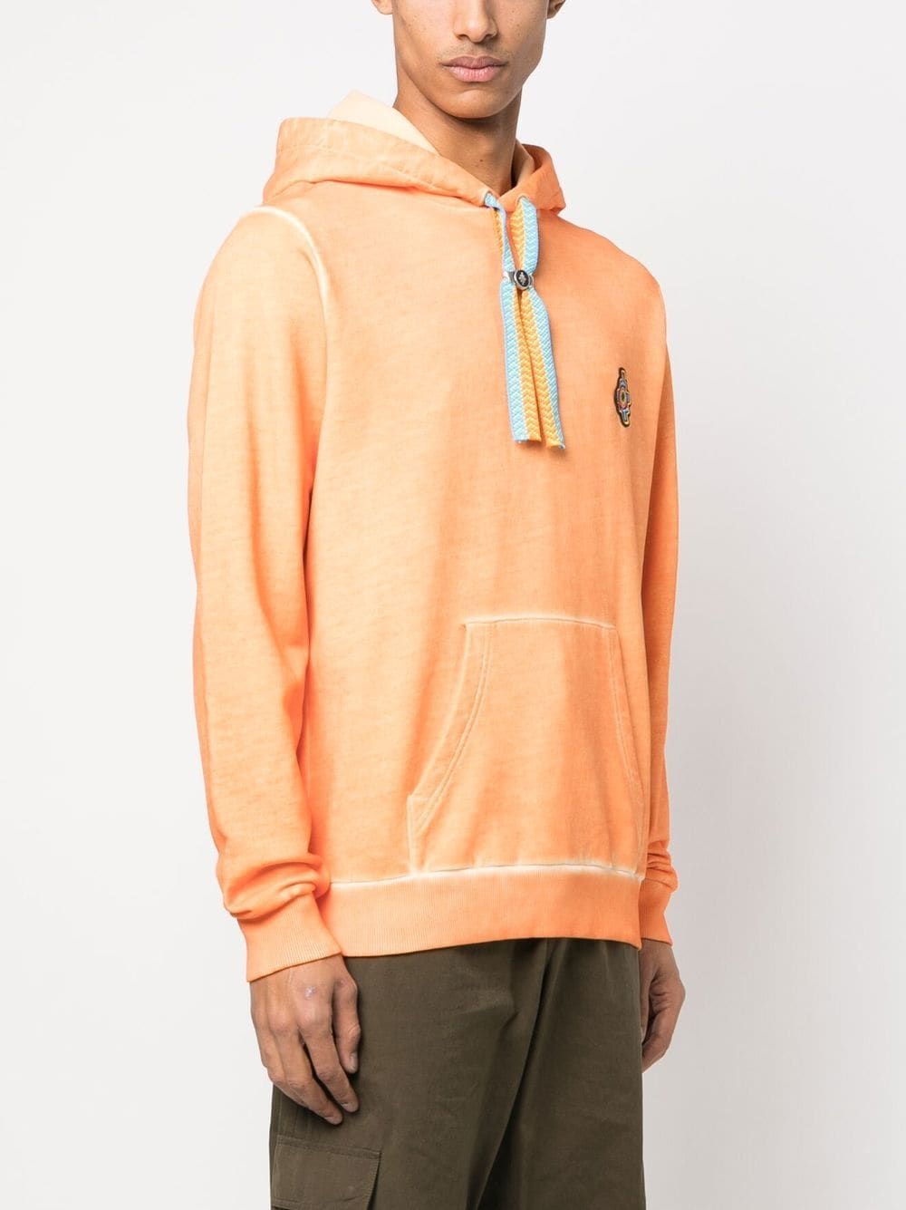 ORANGE COTTON SUNSET CROSS SWEATSHIRT