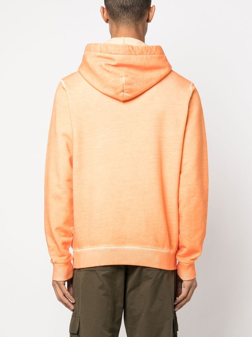 ORANGE COTTON SUNSET CROSS SWEATSHIRT