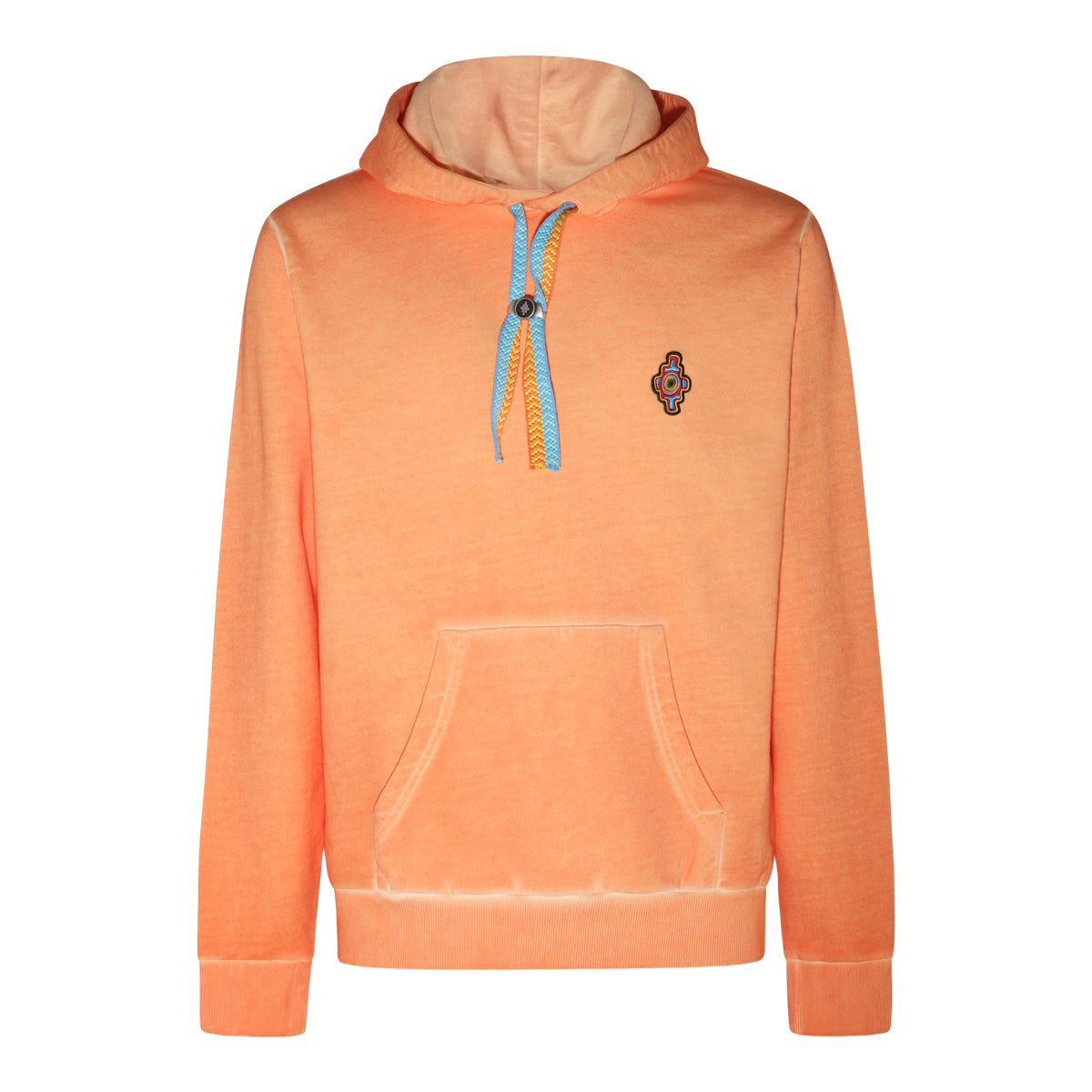 ORANGE COTTON SUNSET CROSS SWEATSHIRT