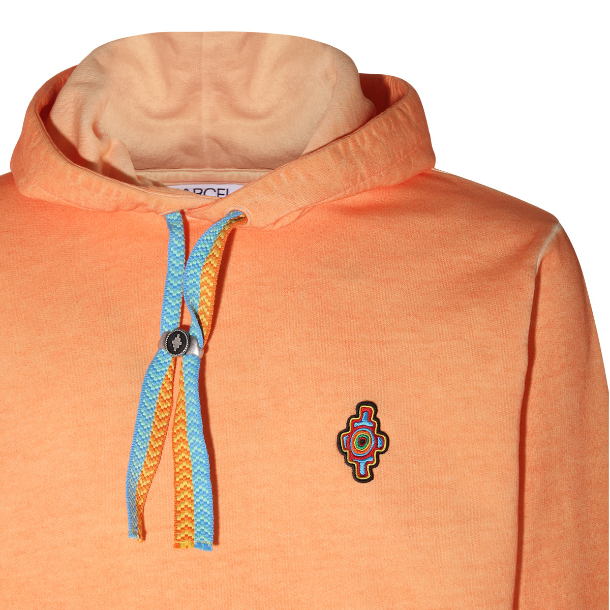 ORANGE COTTON SUNSET CROSS SWEATSHIRT