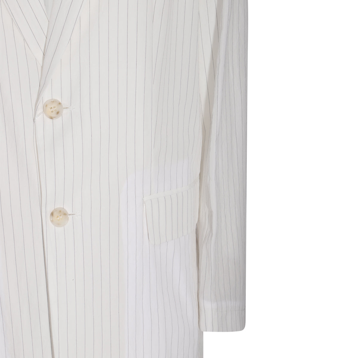 WHITE COTTON BLAZER